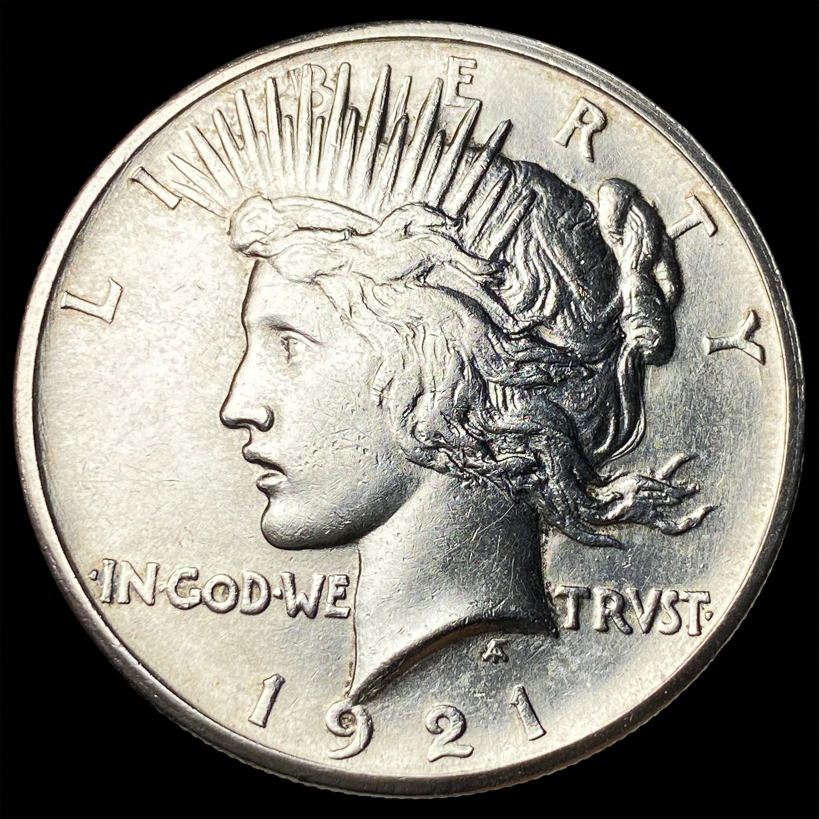 1921 Silver Peace Dollar CLOSELY UNCIRCULATED (1 of 2)