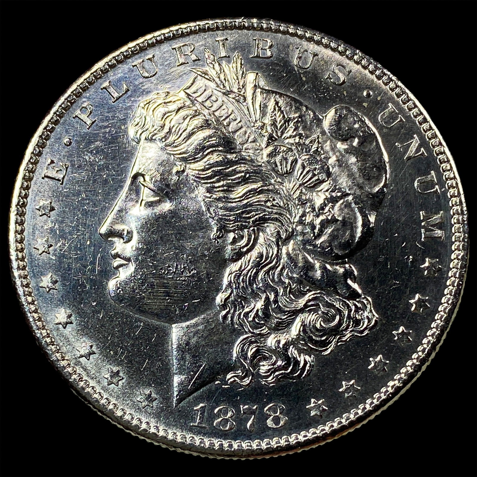 1878-S Silver Morgan Dollar UNCIRCULATED: 1878-S Silver Morgan Dollar UNCIRCULATED
