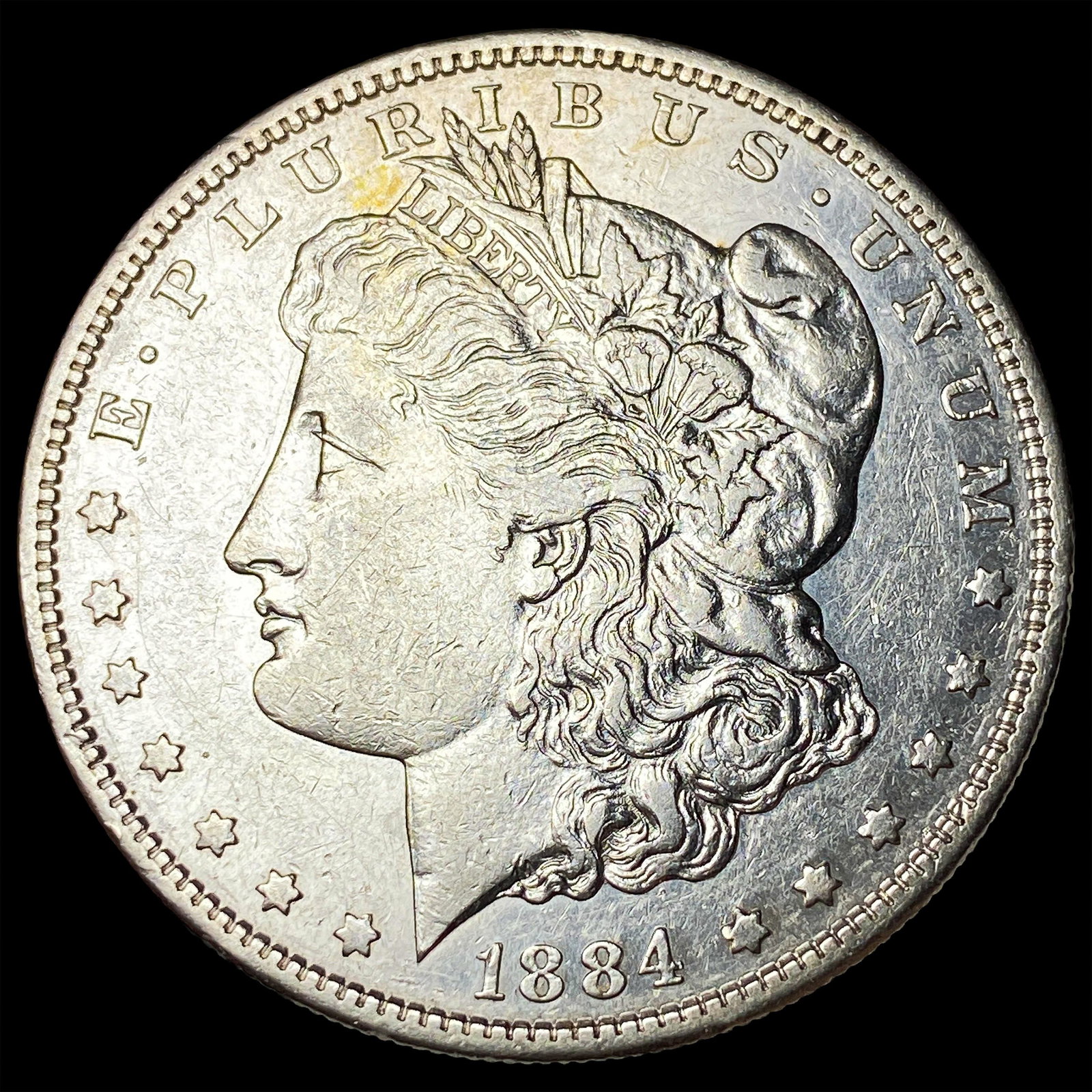 1884-S Silver Morgan Dollar CLOSELY UNCIRCULATED: 1884-S Silver Morgan Dollar CLOSELY UNCIRCULATED