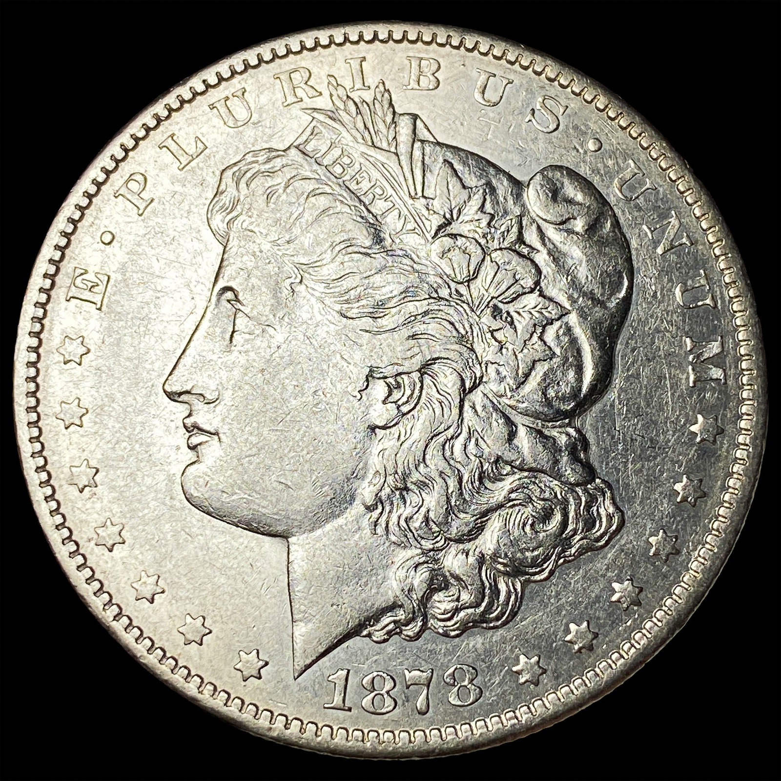1878-CC Silver Morgan Dollar NEARLY UNCIRCULATED: 1878-CC Silver Morgan Dollar NEARLY UNCIRCULATED
