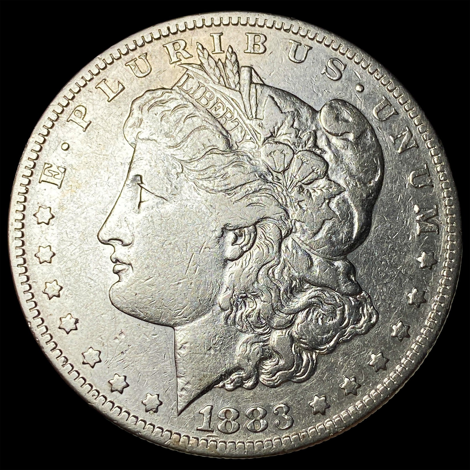 1883-S Silver Morgan Dollar LIGHTLY CIRCULATED: 1883-S Silver Morgan Dollar LIGHTLY CIRCULATED