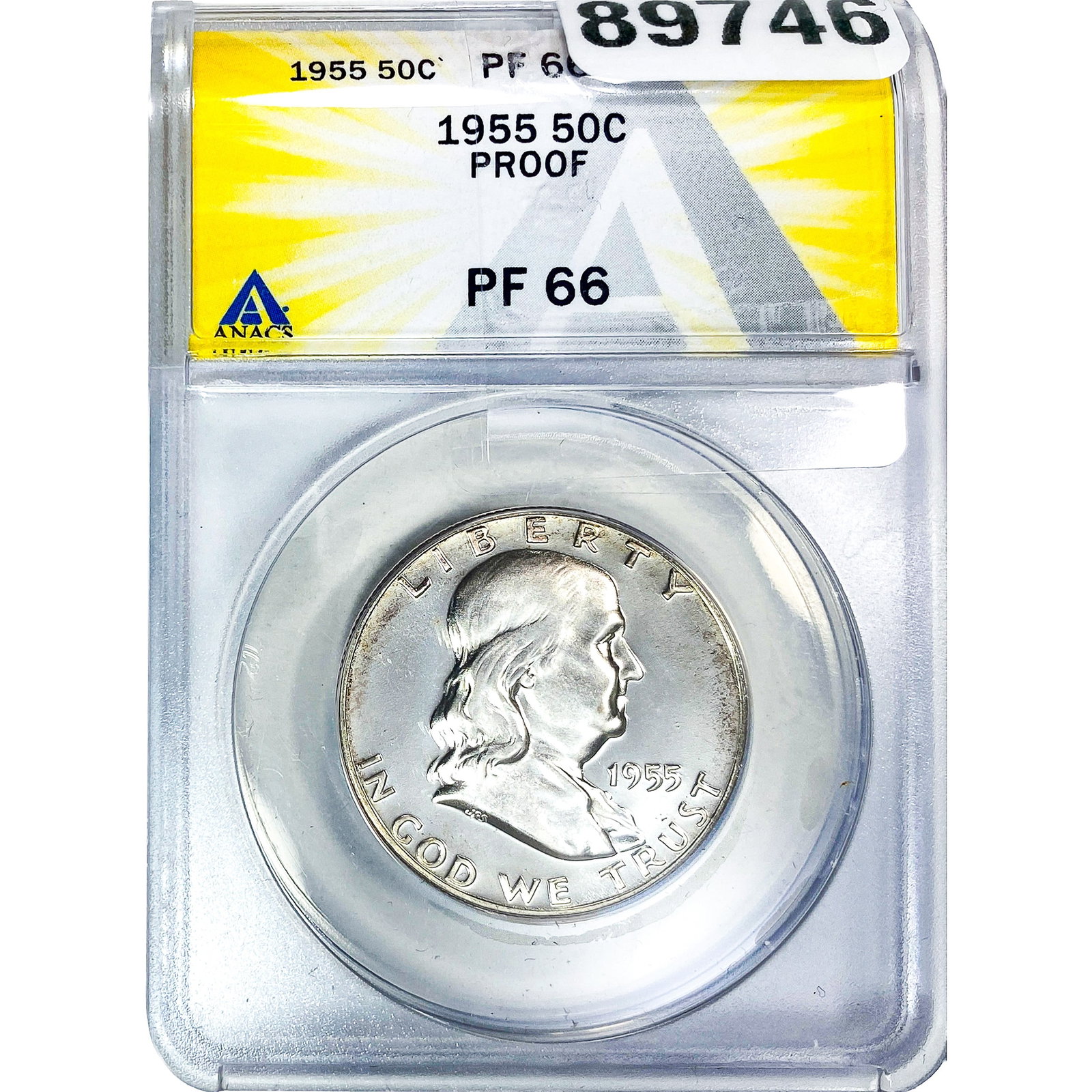 1955 Franklin Half Dollar ANACS PF66 (1 of 2)