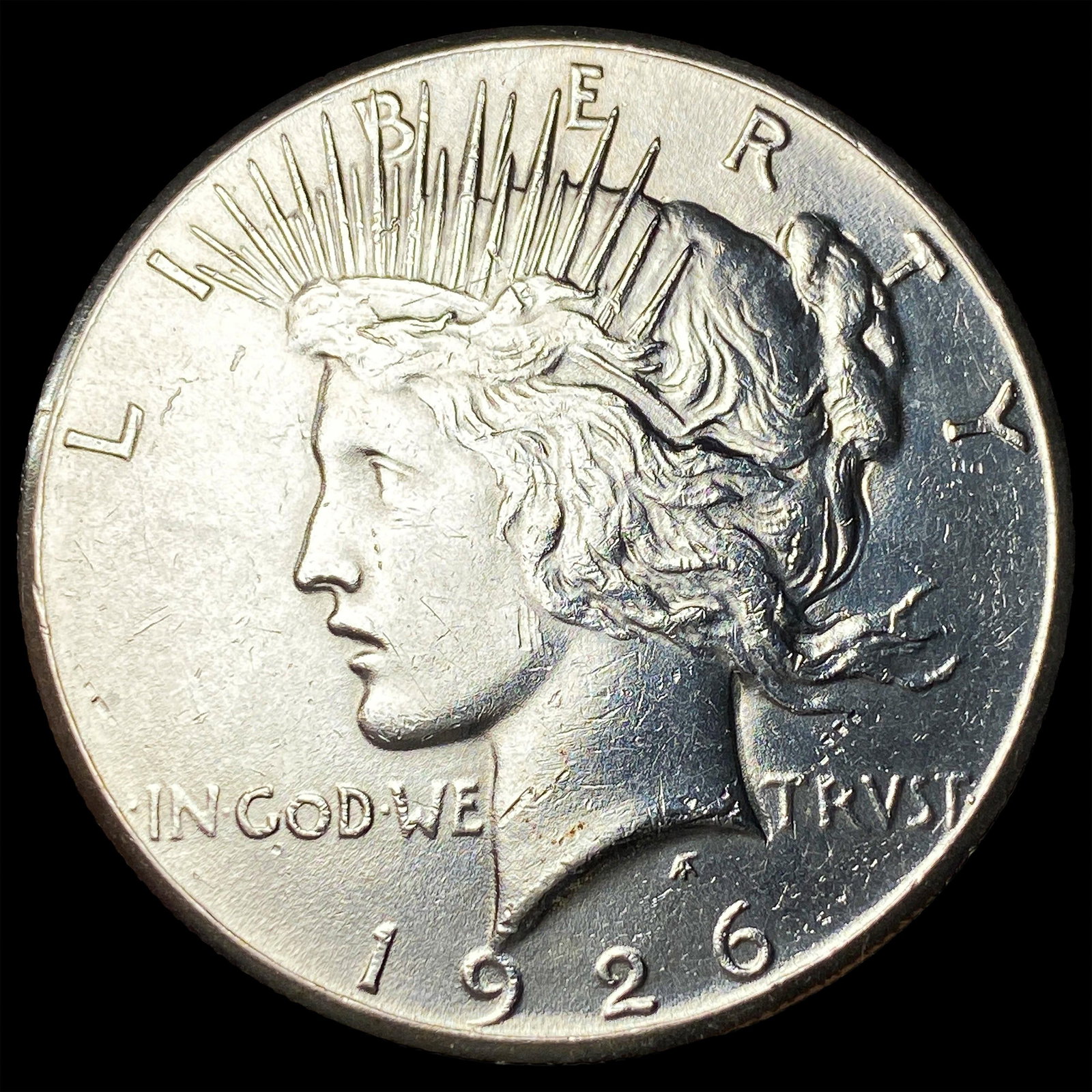 1926 Peace Silver Dollar CHOICE AU: 1926 Peace Silver Dollar CHOICE AU