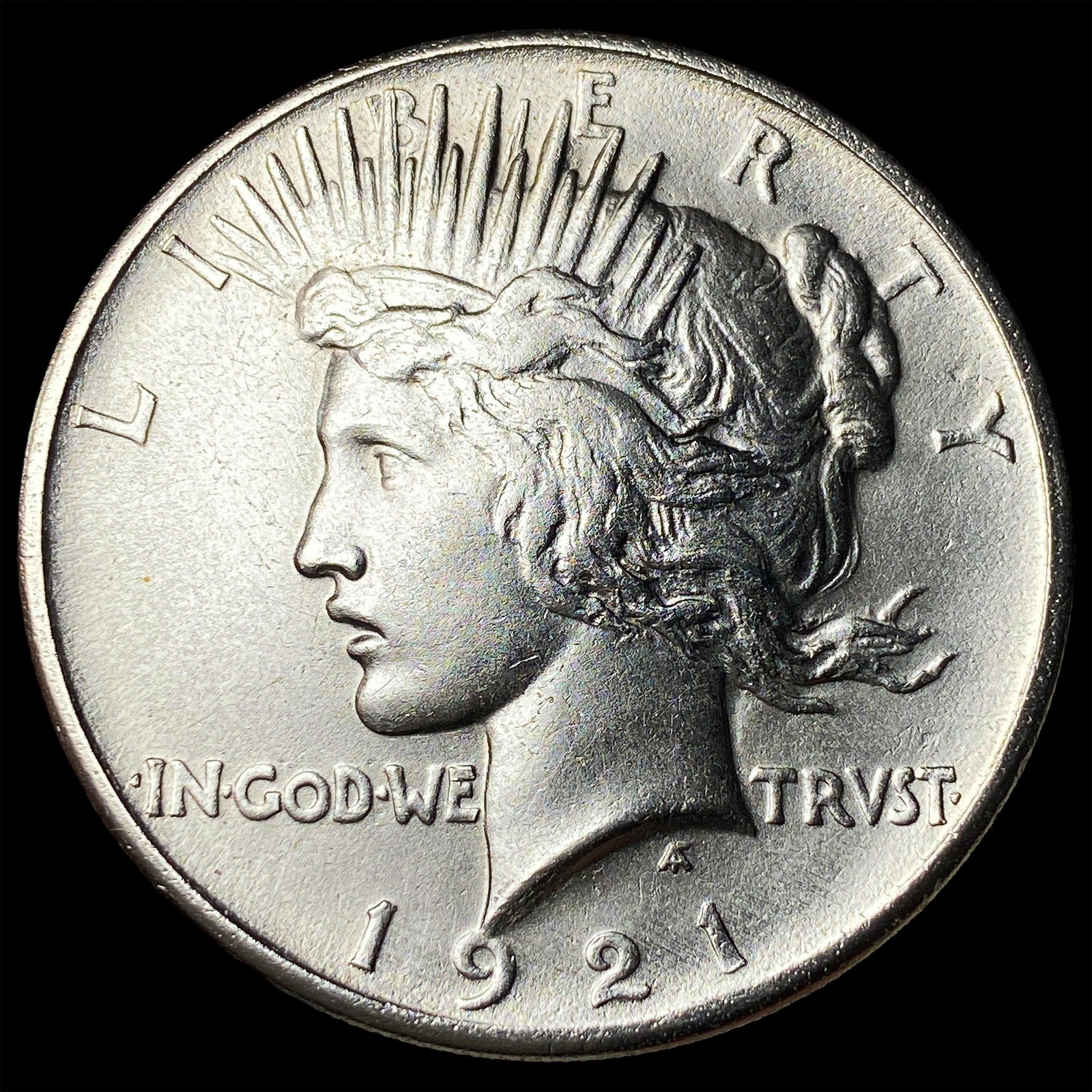 1921 Silver Peace Dollar CLOSELY UNCIRCULATED: 1921 Silver Peace Dollar CLOSELY UNCIRCULATED