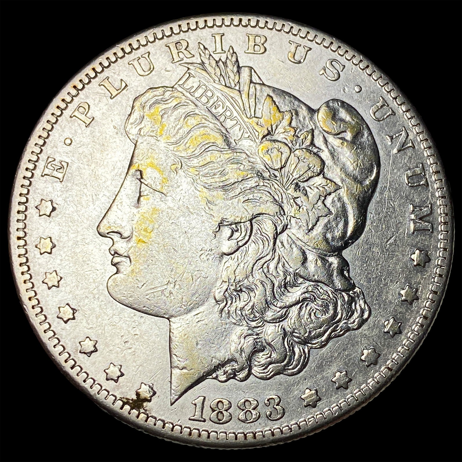 1883-S Silver Morgan Dollar NEARLY UNCIRCULATED: 1883-S Silver Morgan Dollar NEARLY UNCIRCULATED