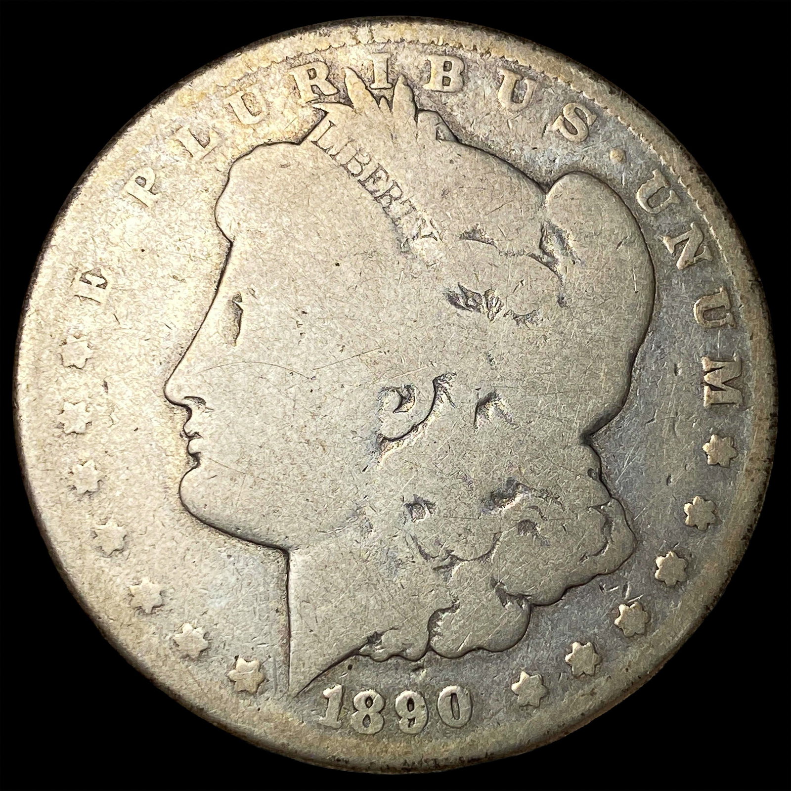 1890-CC Silver Morgan Dollar NICELY CIRCULATED: 1890-CC Silver Morgan Dollar NICELY CIRCULATED