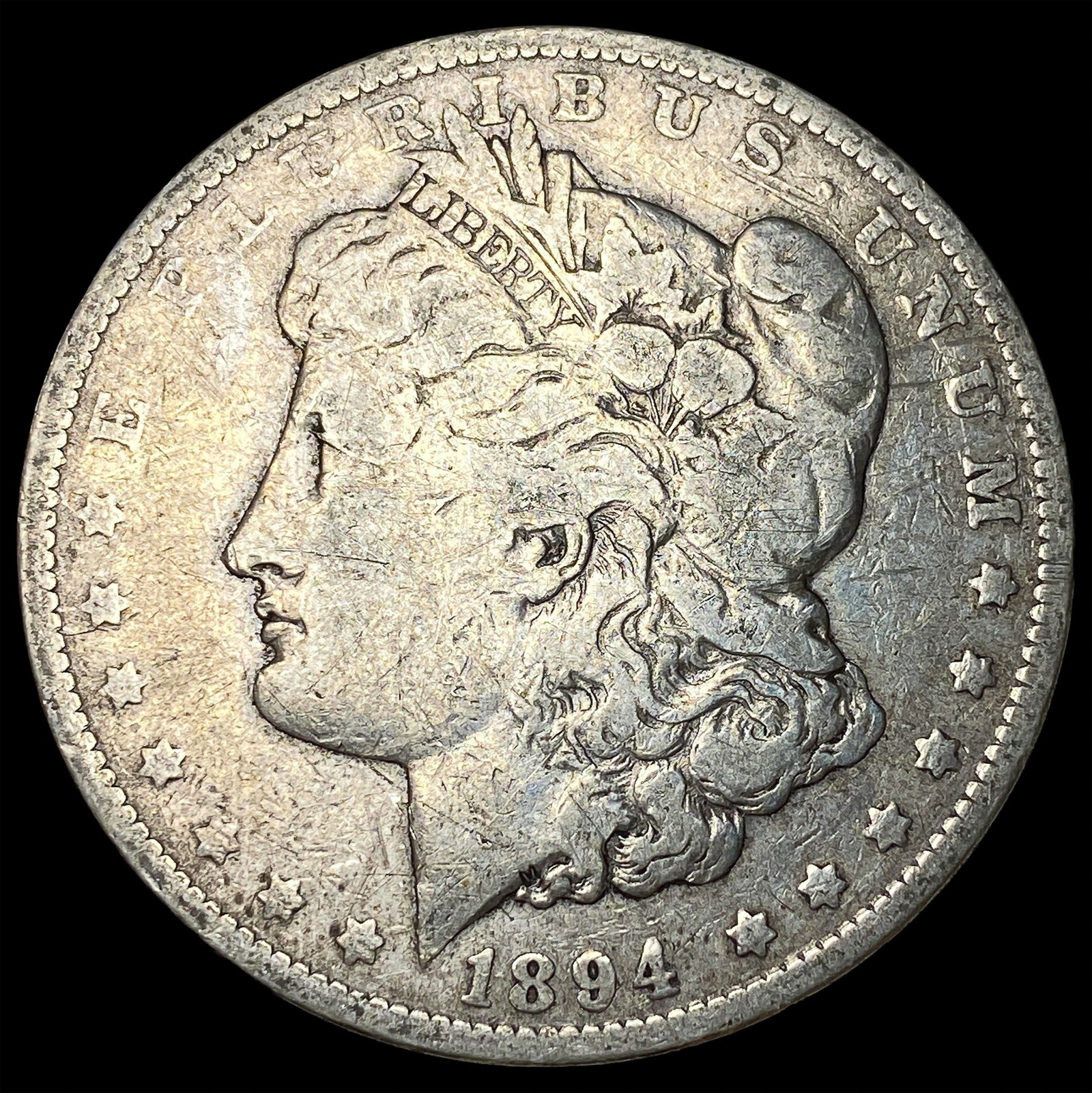 1894-O Silver Morgan Dollar LIGHTLY CIRCULATED: 1894-O Silver Morgan Dollar LIGHTLY CIRCULATED