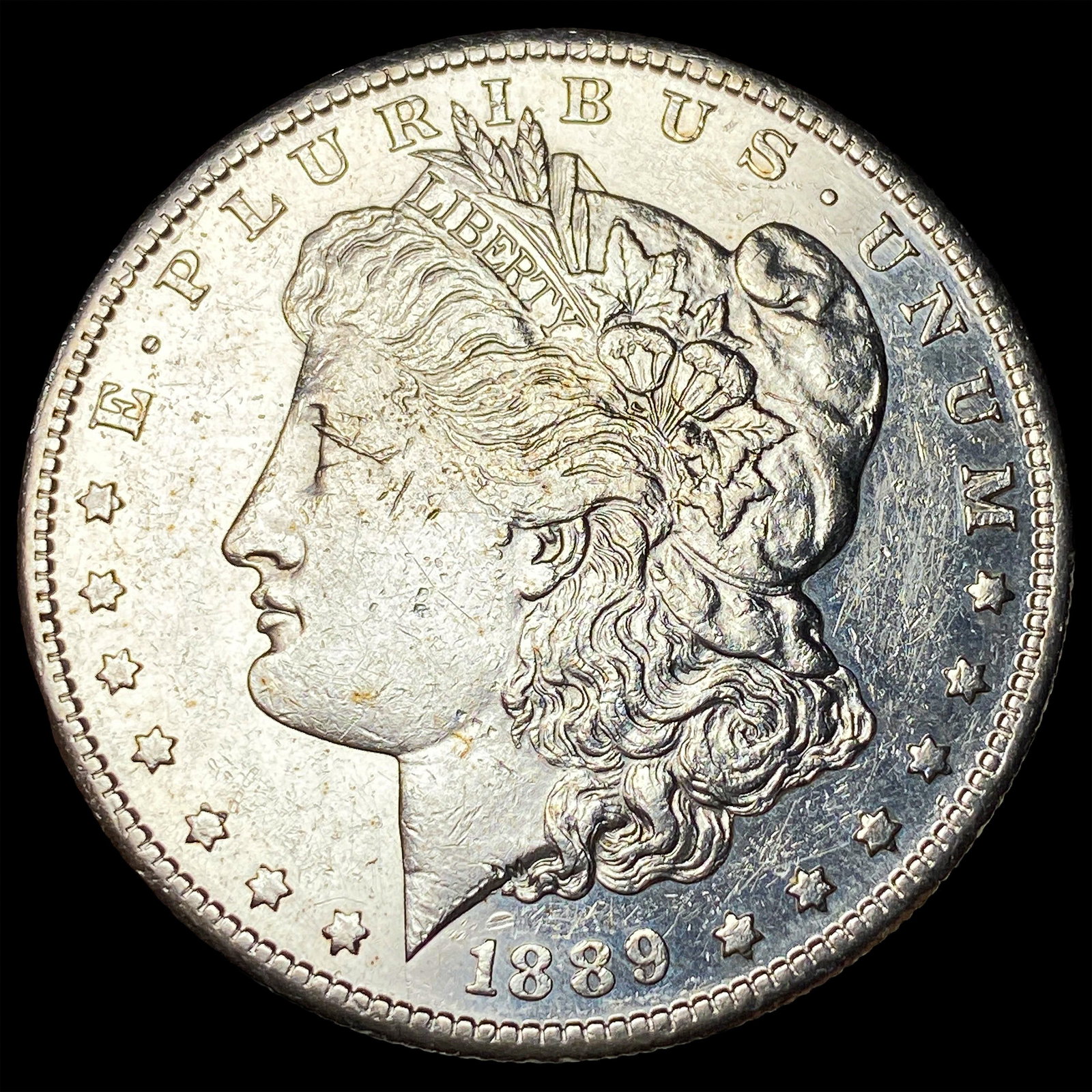 1889-S Silver Morgan Dollar CLOSELY UNCIRCULATED (1 of 2)