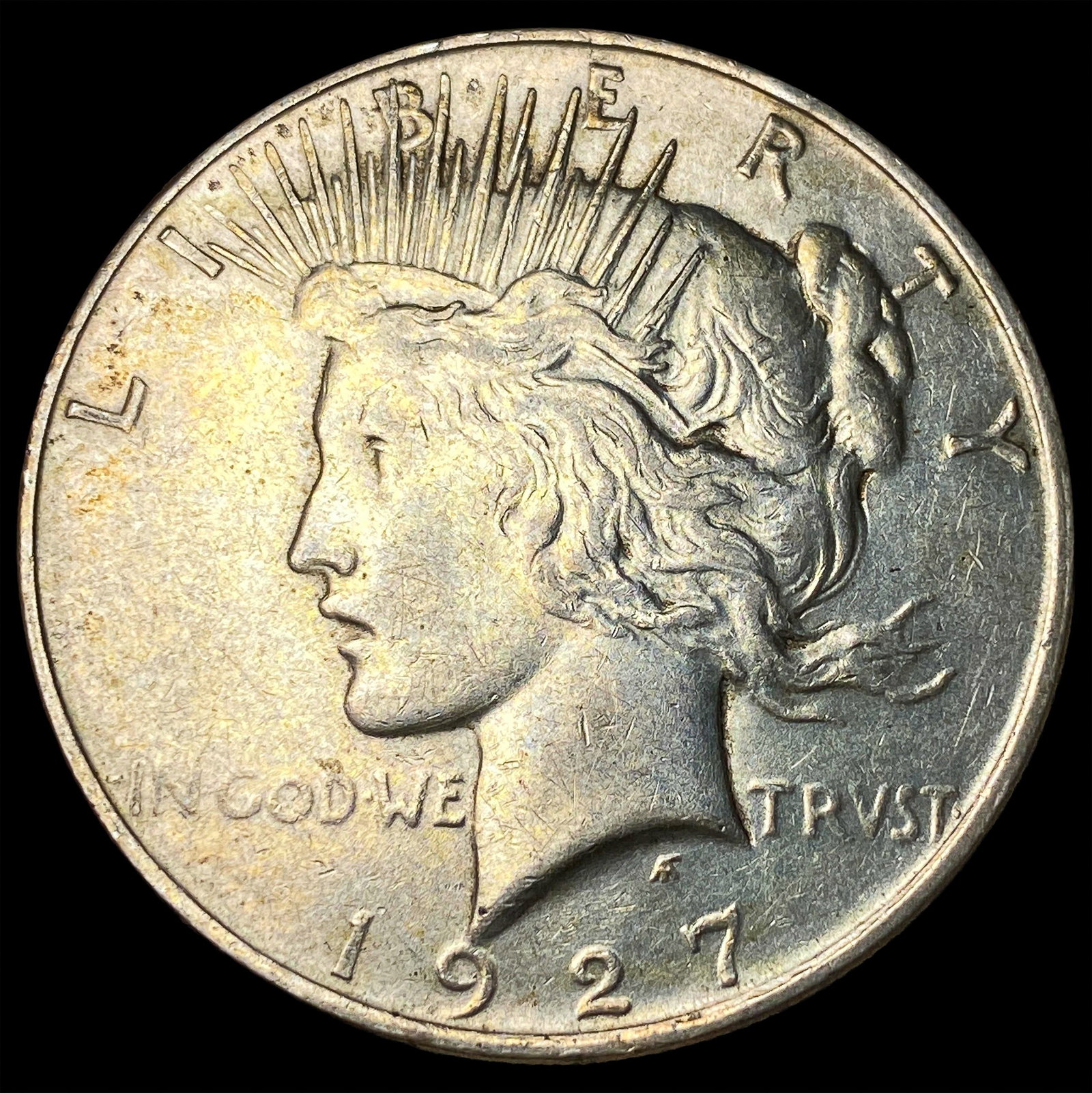 1927-D Silver Peace Dollar CLOSELY UNCIRCULATED: 1927-D Silver Peace Dollar CLOSELY UNCIRCULATED