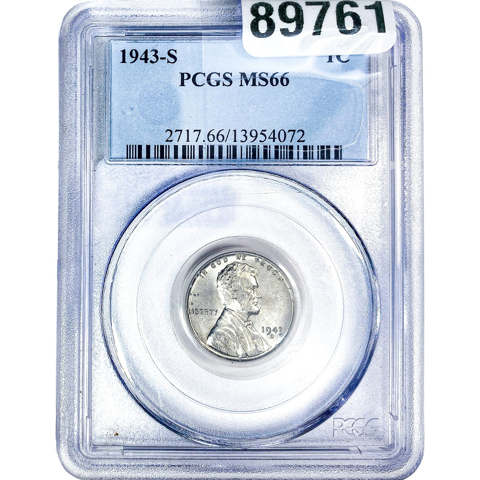 1943-S Wheat Cent PCGS MS66 (1 of 2)