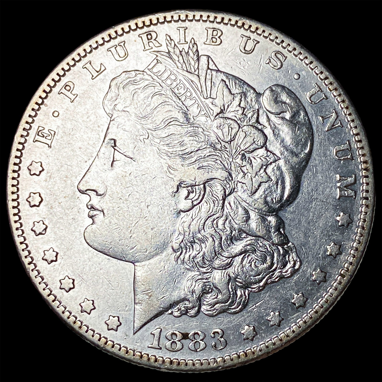 1883-S Silver Morgan Dollar CLOSELY UNCIRCULATED: 1883-S Silver Morgan Dollar CLOSELY UNCIRCULATED