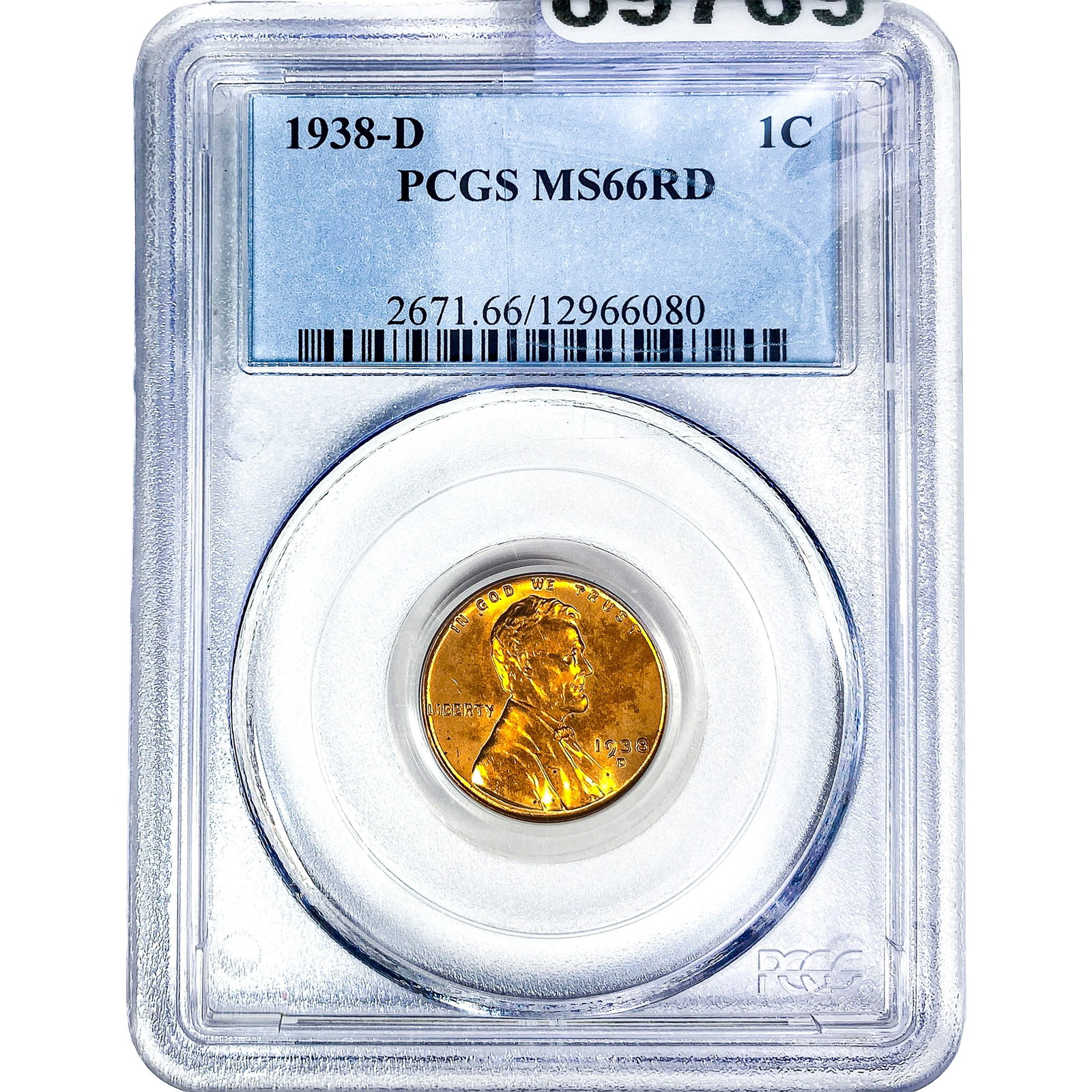 1938-D Wheat Cent PCGS MS66 RD (1 of 2)