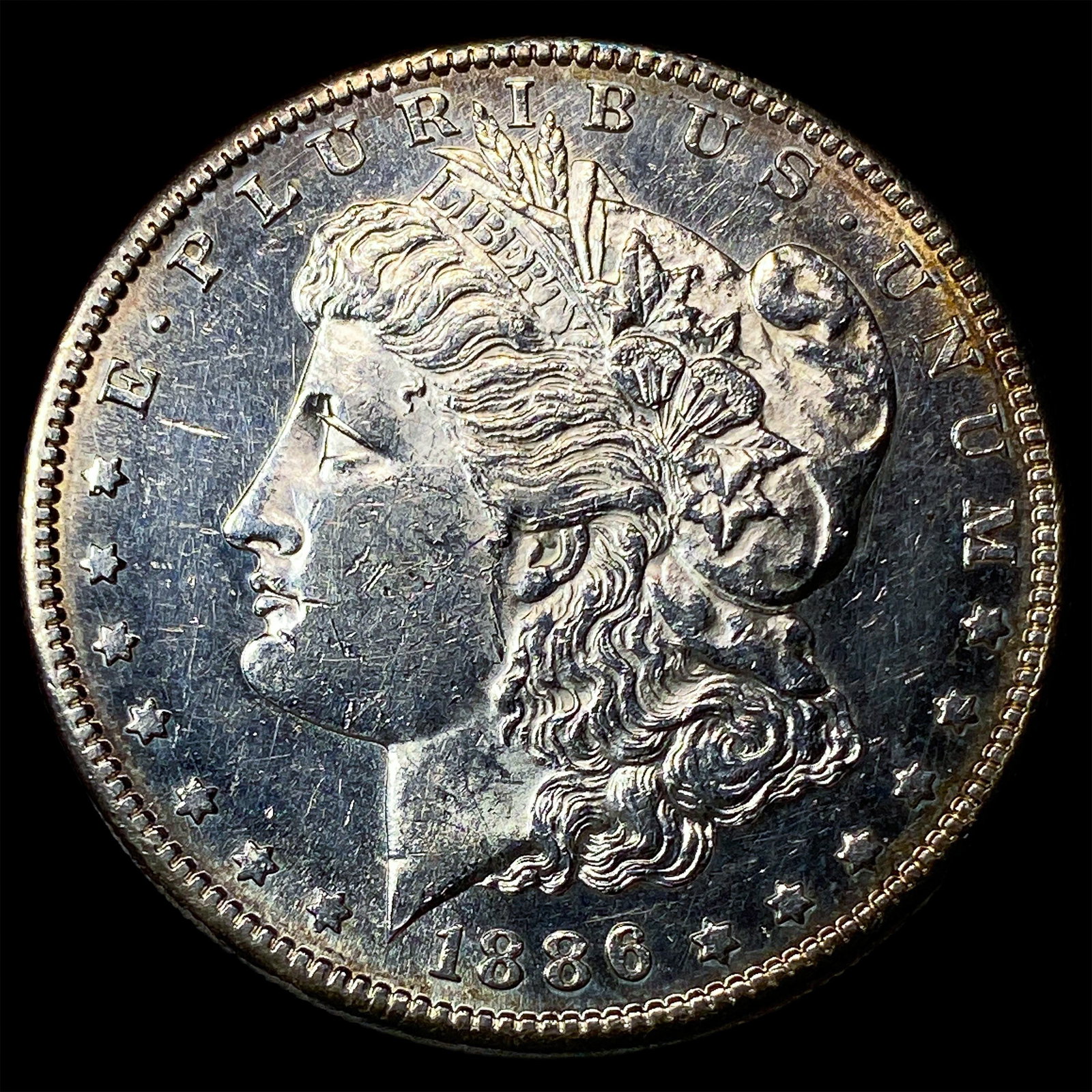 1886 Morgan Silver Dollar UNCIRCULATED: 1886 Morgan Silver Dollar UNCIRCULATED