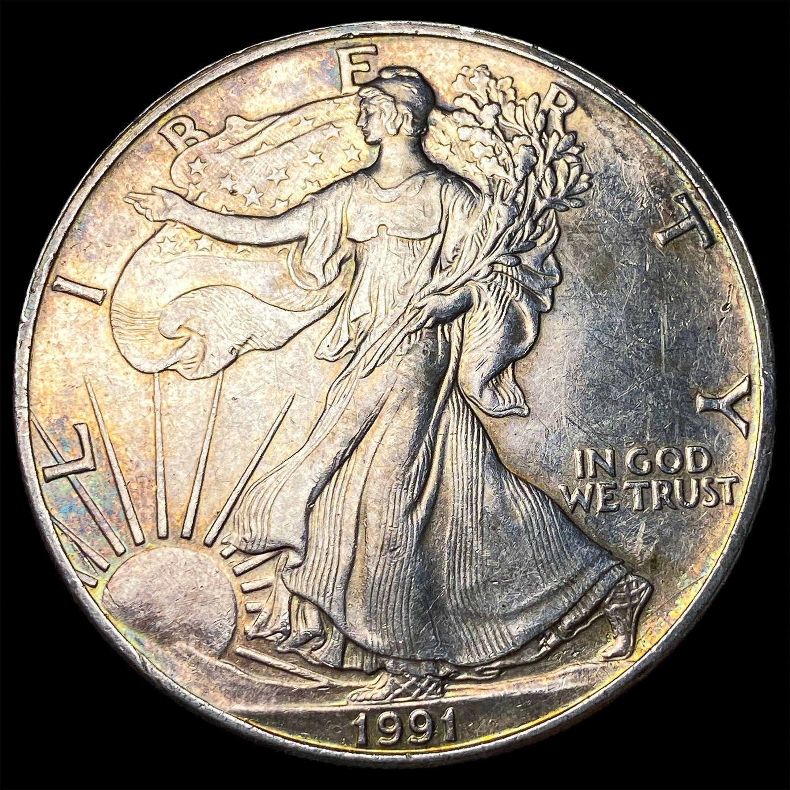 1991 Silver American Eagle $1 UNCIRCULATED: 1991 Silver American Eagle $1 UNCIRCULATED