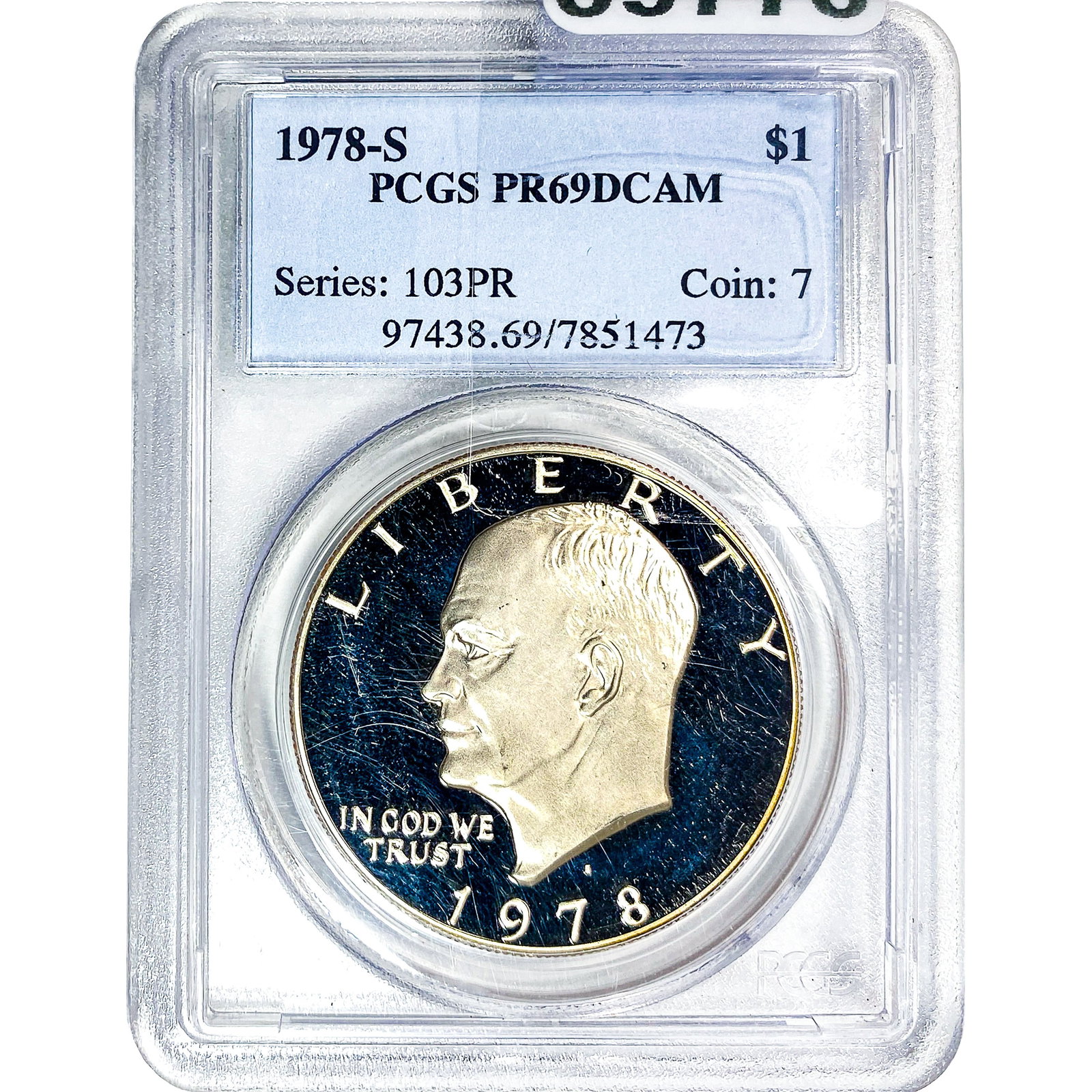 1978-S Eisenhower Dollar PCGS MS69 DCAM (1 of 2)