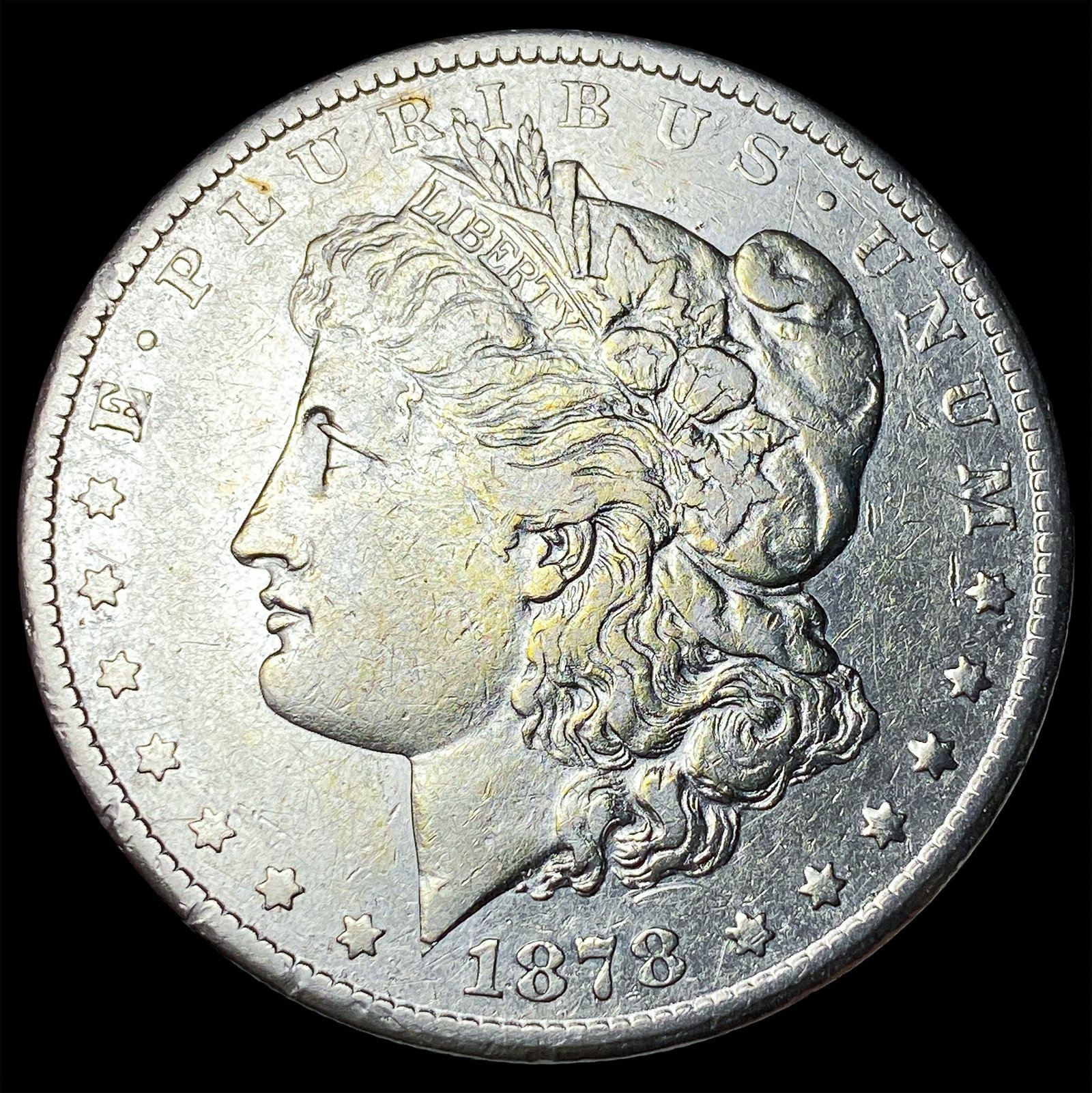 1878-CC Silver Morgan Dollar NEARLY UNCIRCULATED: 1878-CC Silver Morgan Dollar NEARLY UNCIRCULATED