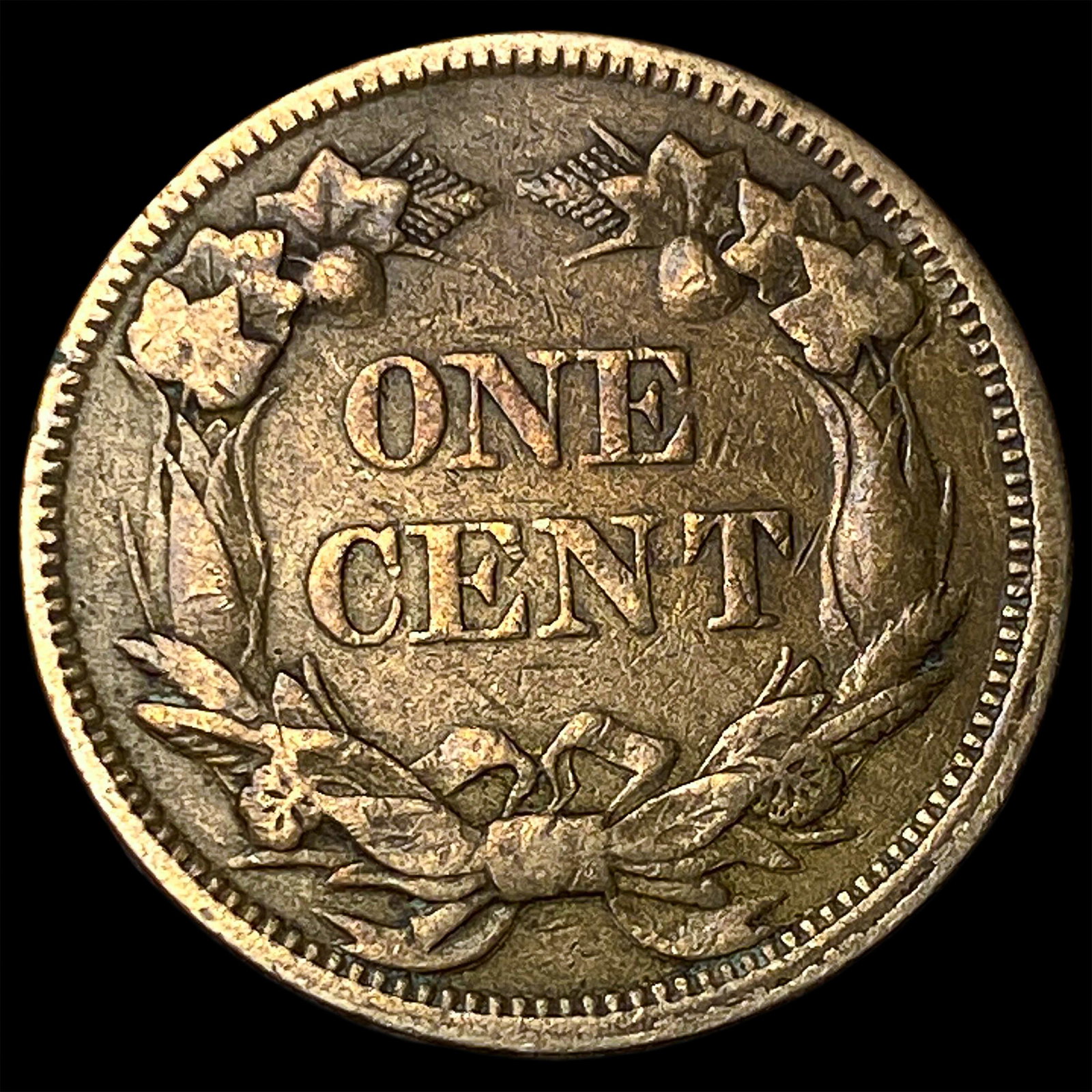 1858 Flying Eagle Cent ABOUT UNCIRCULATED - 2