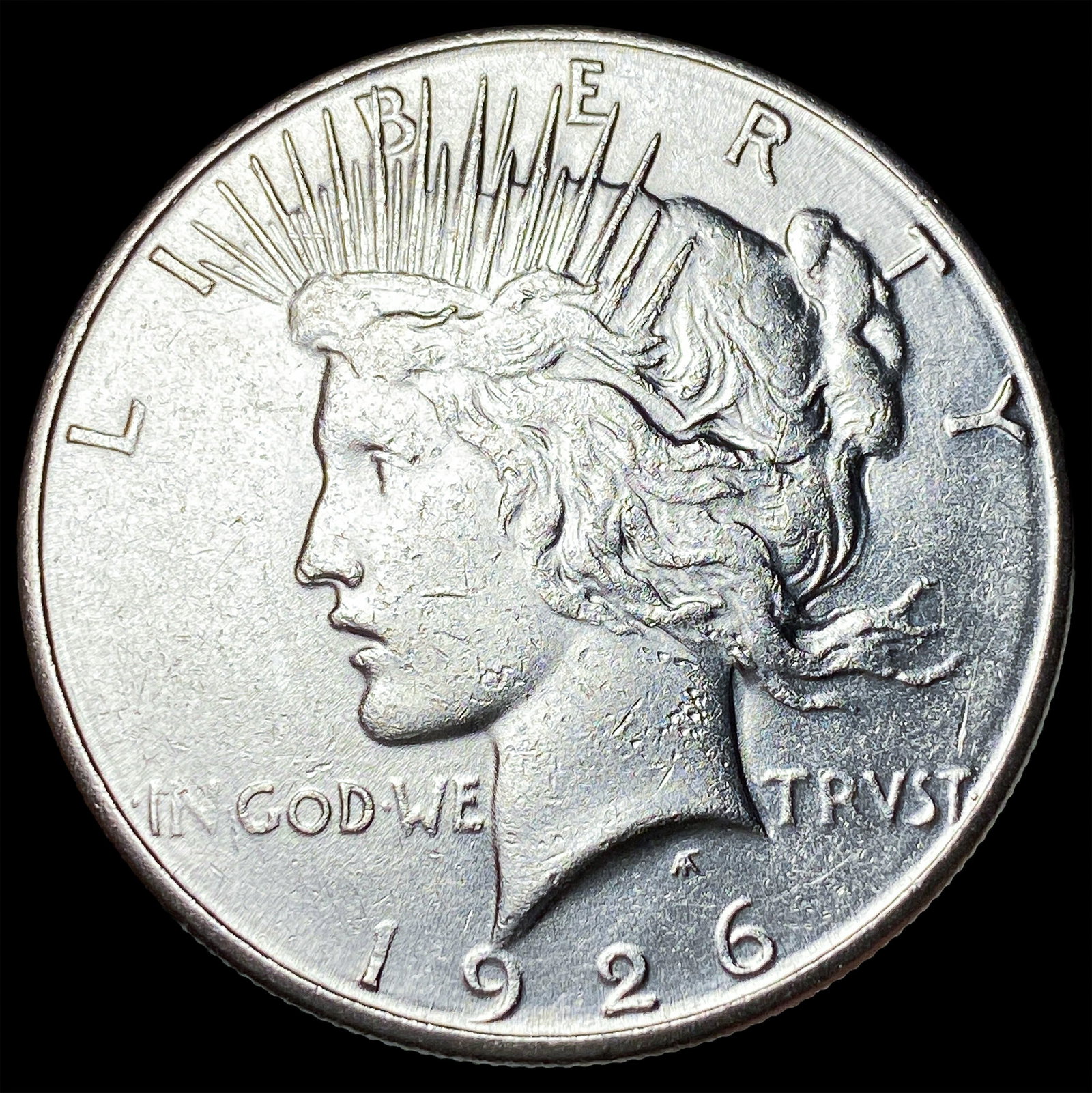 1926-S Silver Peace Dollar CLOSELY UNCIRCULATED: 1926-S Silver Peace Dollar CLOSELY UNCIRCULATED