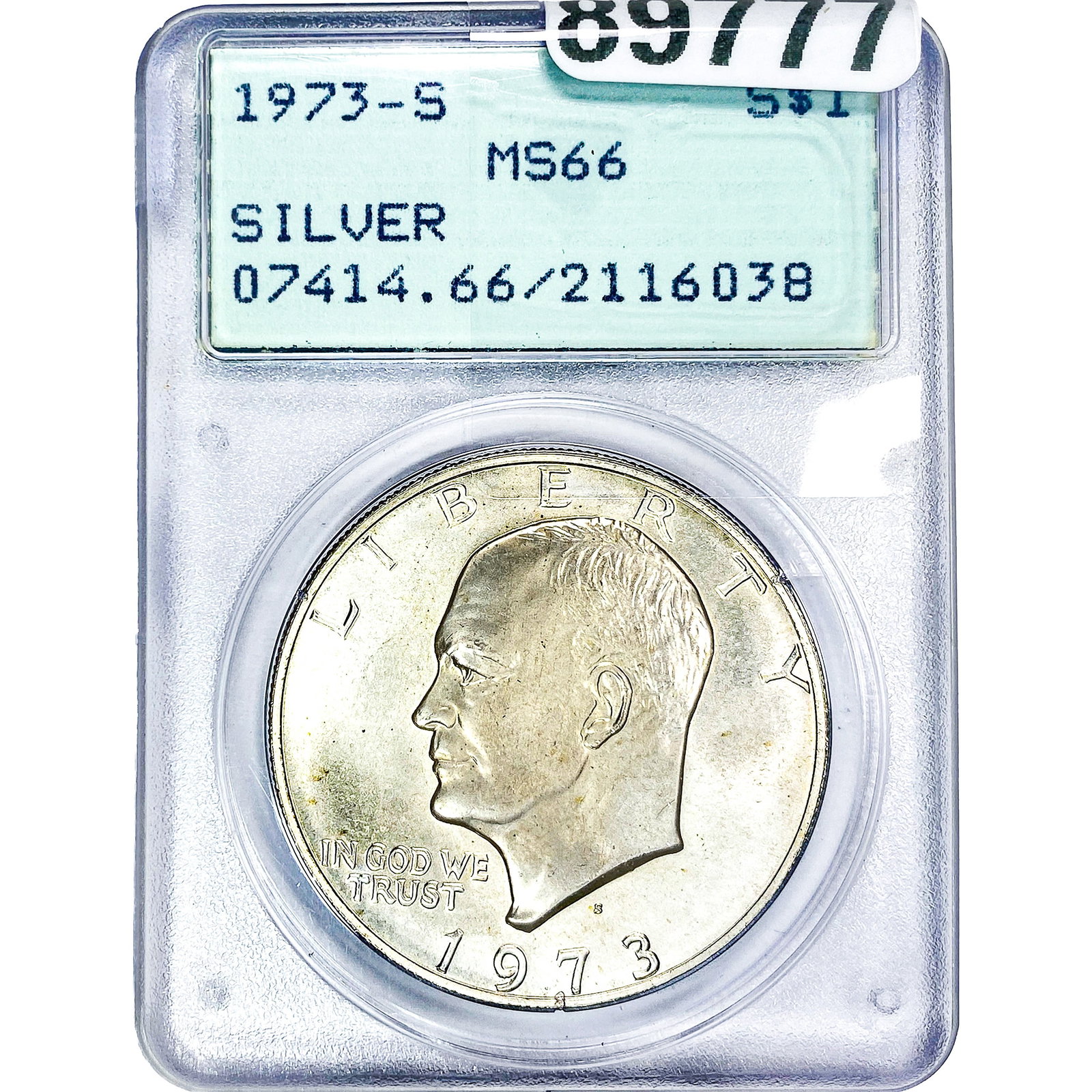 1973-S Eisenhower Dollar PCGS MS66 (1 of 2)
