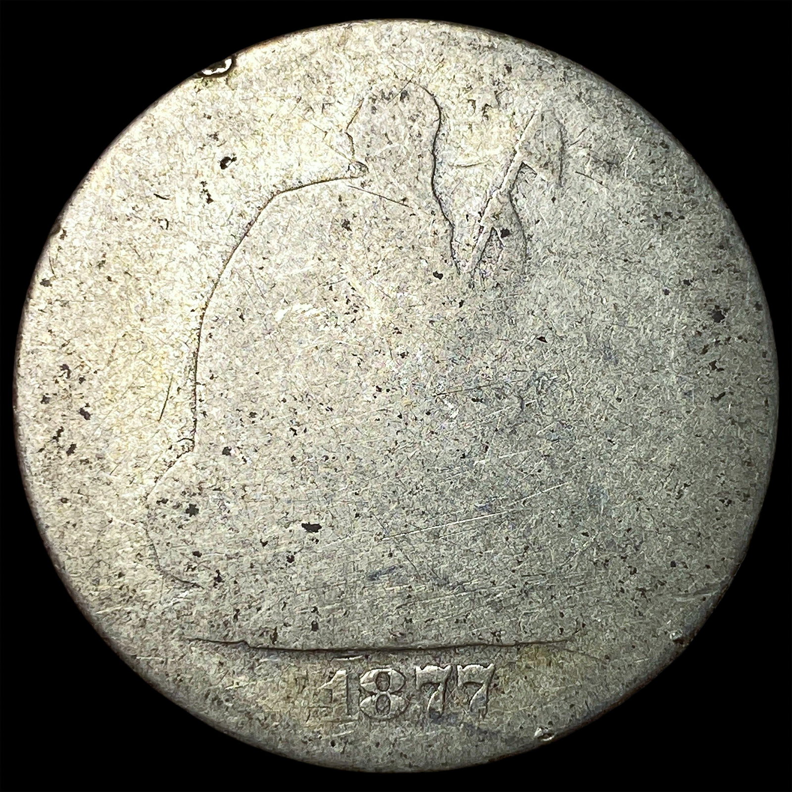 1877 Seated Liberty Half Dollar NICELY CIRCULATED: 1877 Seated Liberty Half Dollar NICELY CIRCULATED