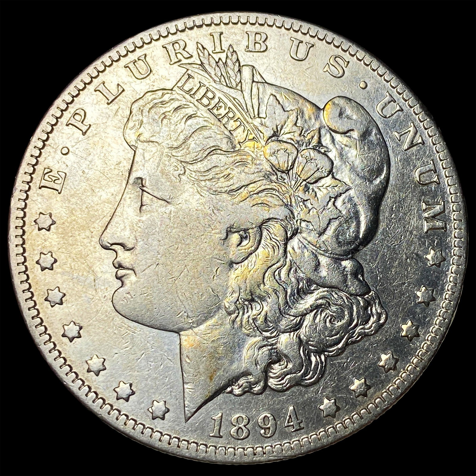 1894-O Morgan Silver Dollar NEARLY UNCIRCULATED: 1894-O Morgan Silver Dollar NEARLY UNCIRCULATED