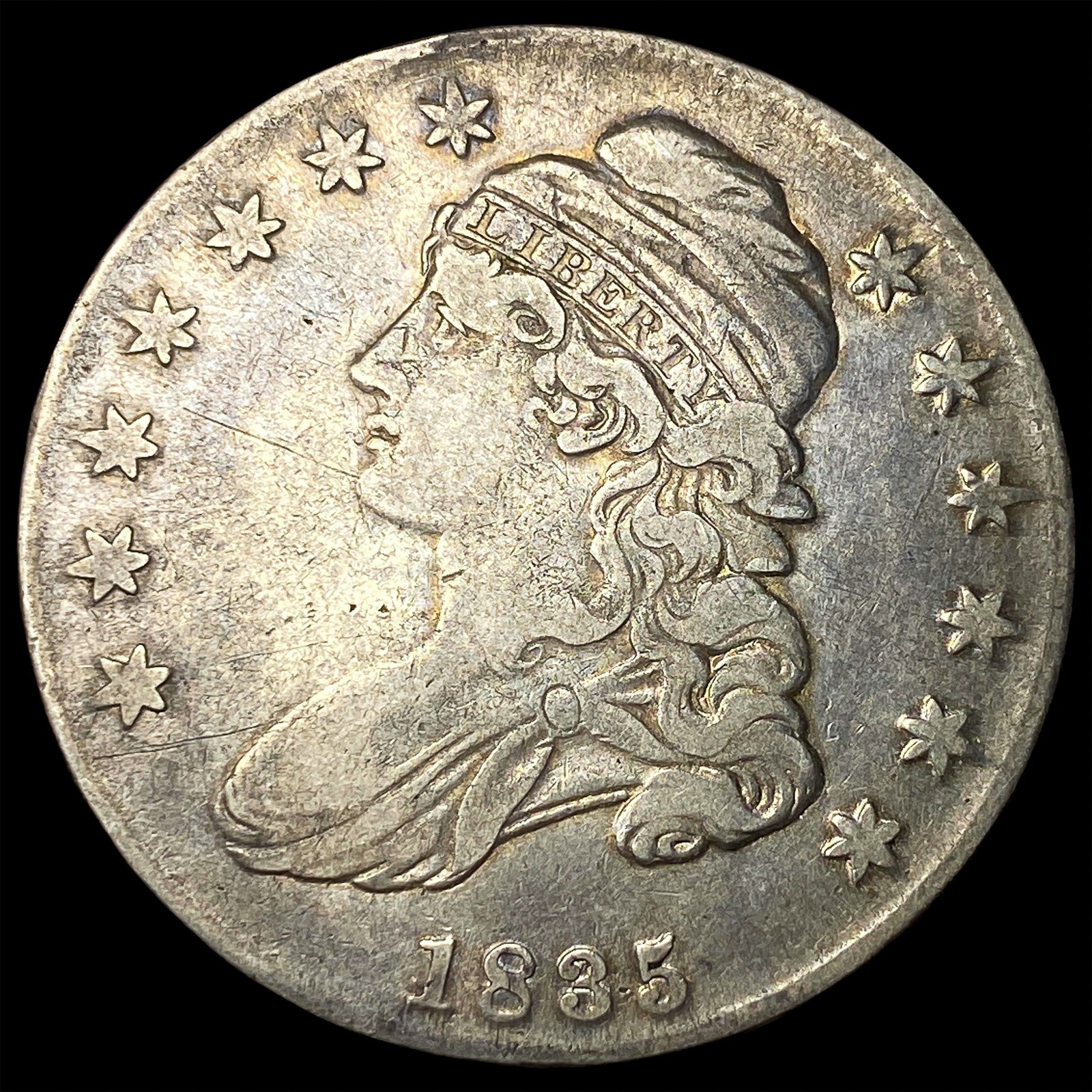 1835 Capped Bust Half Dollar NEARLY UNCIRCULATED (1 of 2)