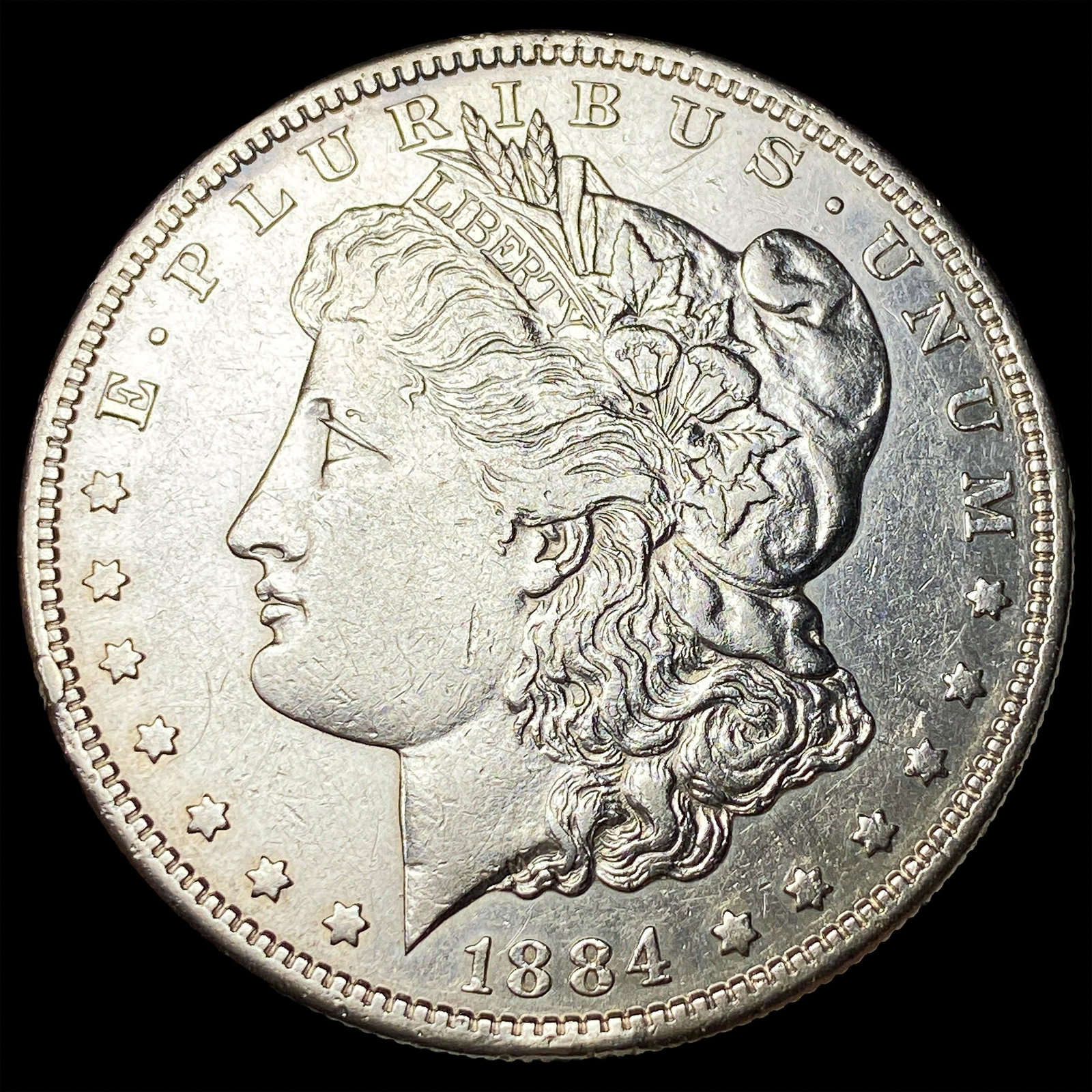 1884-S Silver Morgan Dollar CLOSELY UNCIRCULATED: 1884-S Silver Morgan Dollar CLOSELY UNCIRCULATED