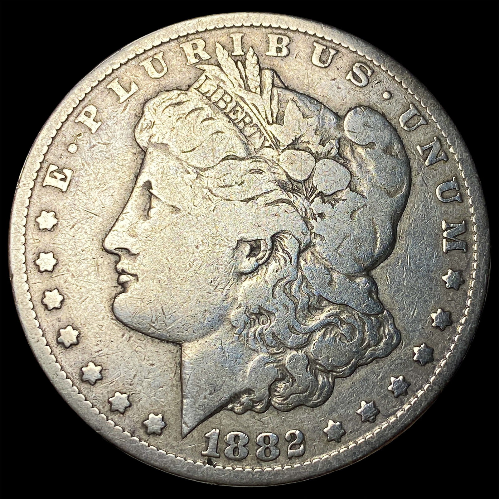 1882-CC Silver Morgan Dollar NICELY CIRCULATED: 1882-CC Silver Morgan Dollar NICELY CIRCULATED