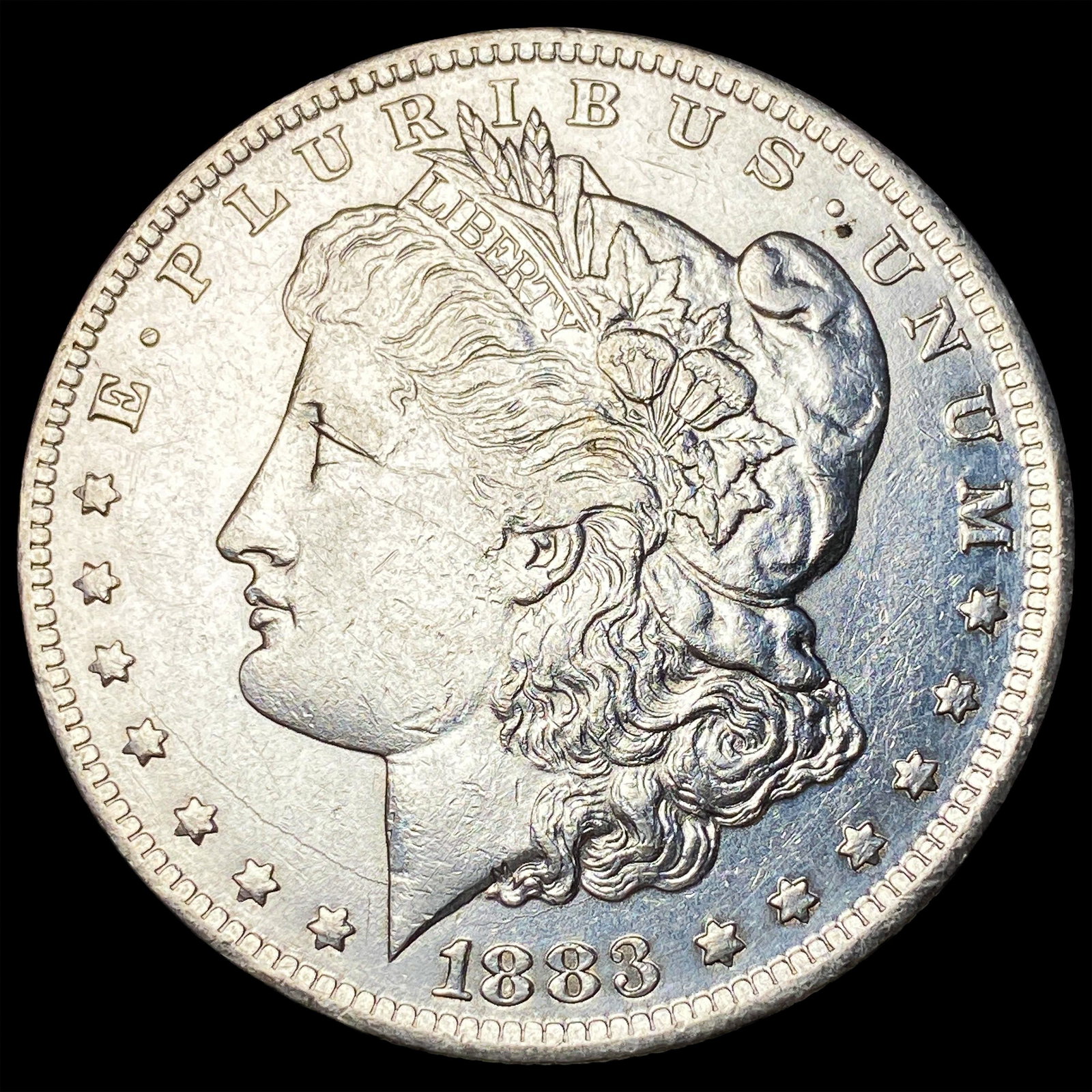 1883-CC Silver Morgan Dollar CLOSELY UNCIRCULATED: 1883-CC Silver Morgan Dollar CLOSELY UNCIRCULATED