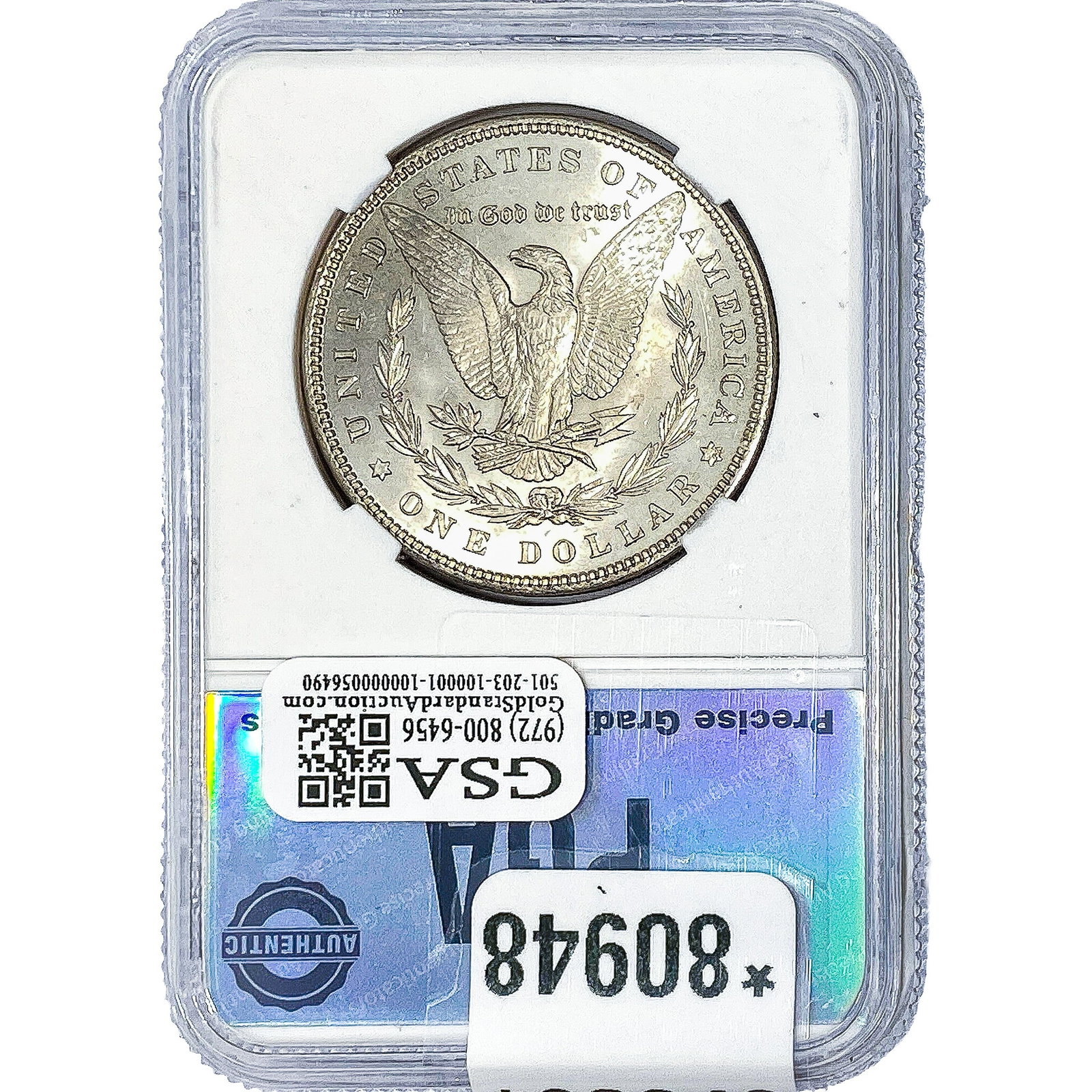 1896 Morgan Silver Dollar PGA MS64 - 2