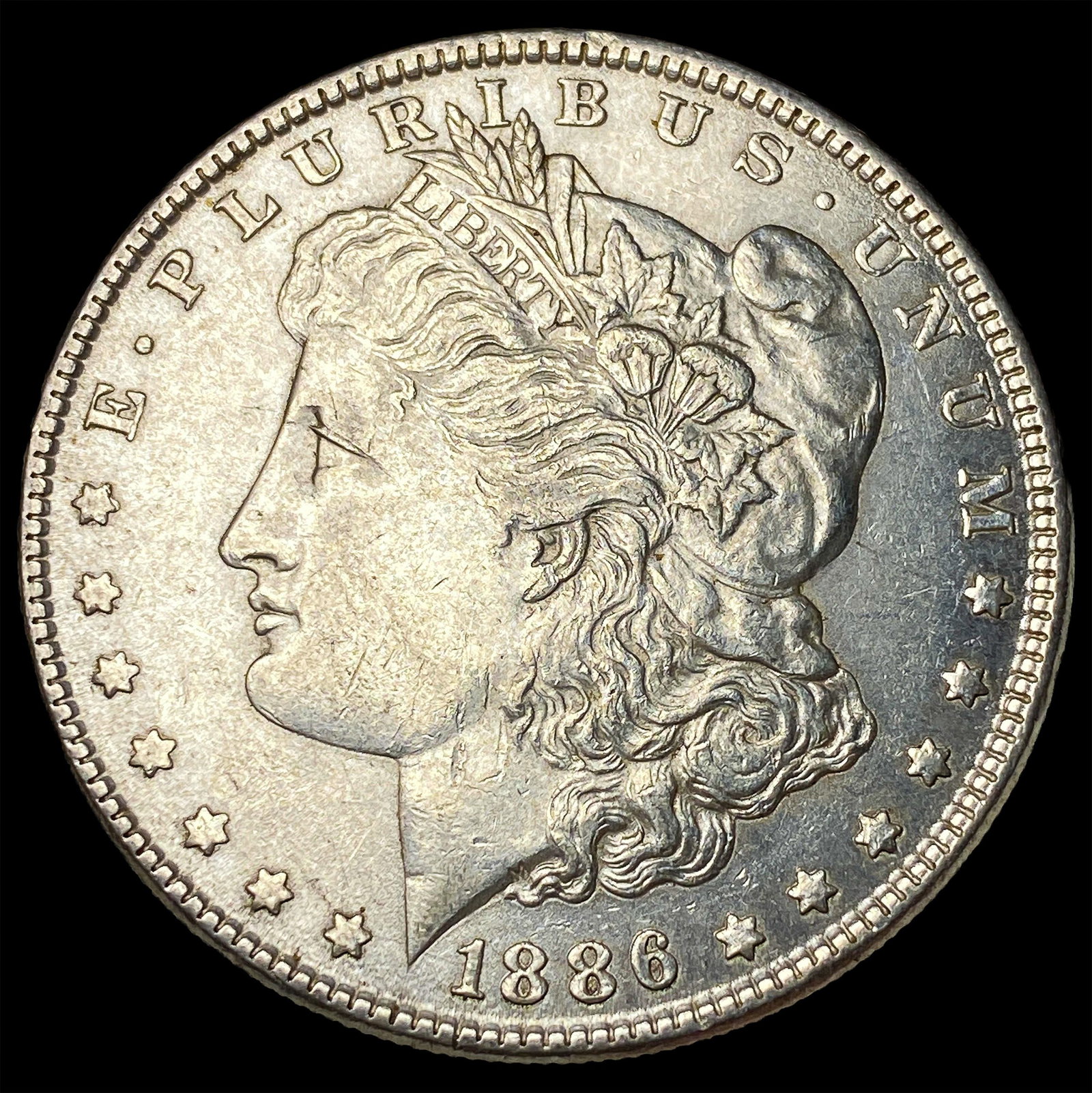 1886 Silver Morgan Dollar CHOICE AU: 1886 Silver Morgan Dollar CHOICE AU