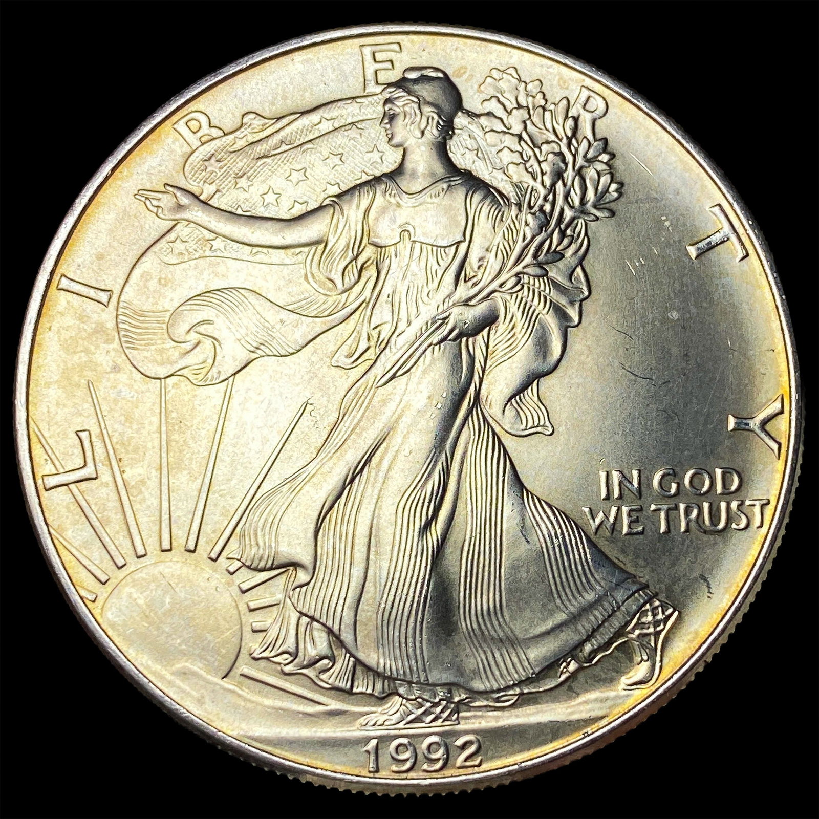 1992 Silver American Eagle $1 UNCIRCULATED: 1992 Silver American Eagle $1 UNCIRCULATED