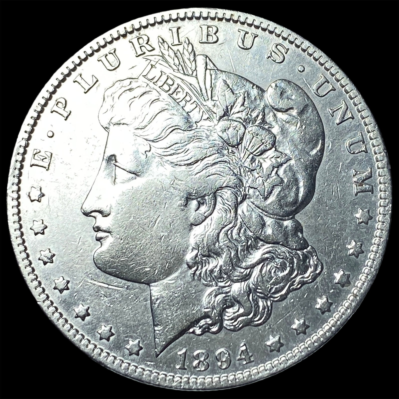 1894-O Silver Morgan Dollar NEARLY UNCIRCULATED: 1894-O Silver Morgan Dollar NEARLY UNCIRCULATED