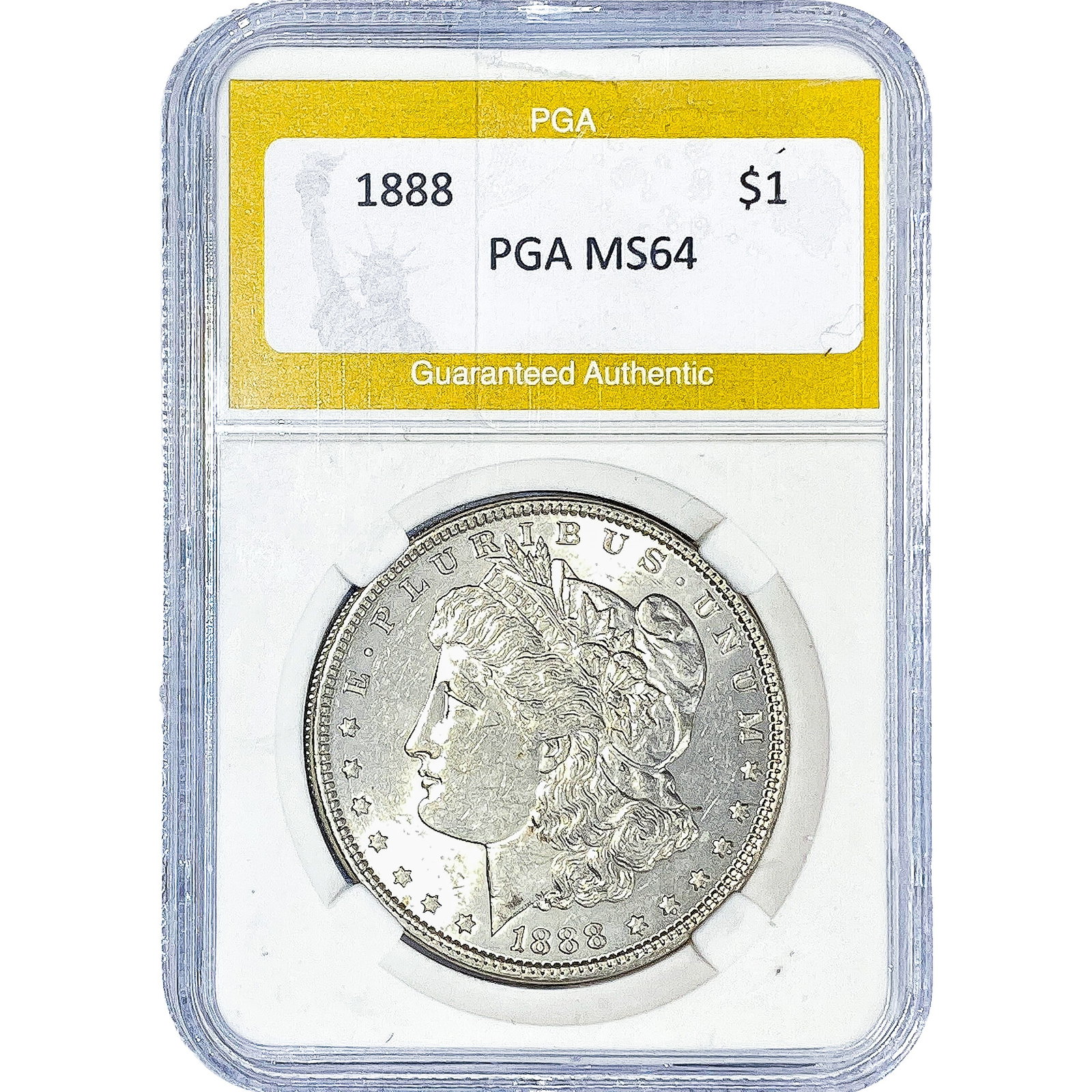 1888 Morgan Silver Dollar PGA MS64: 1888 Morgan Silver Dollar PGA MS64