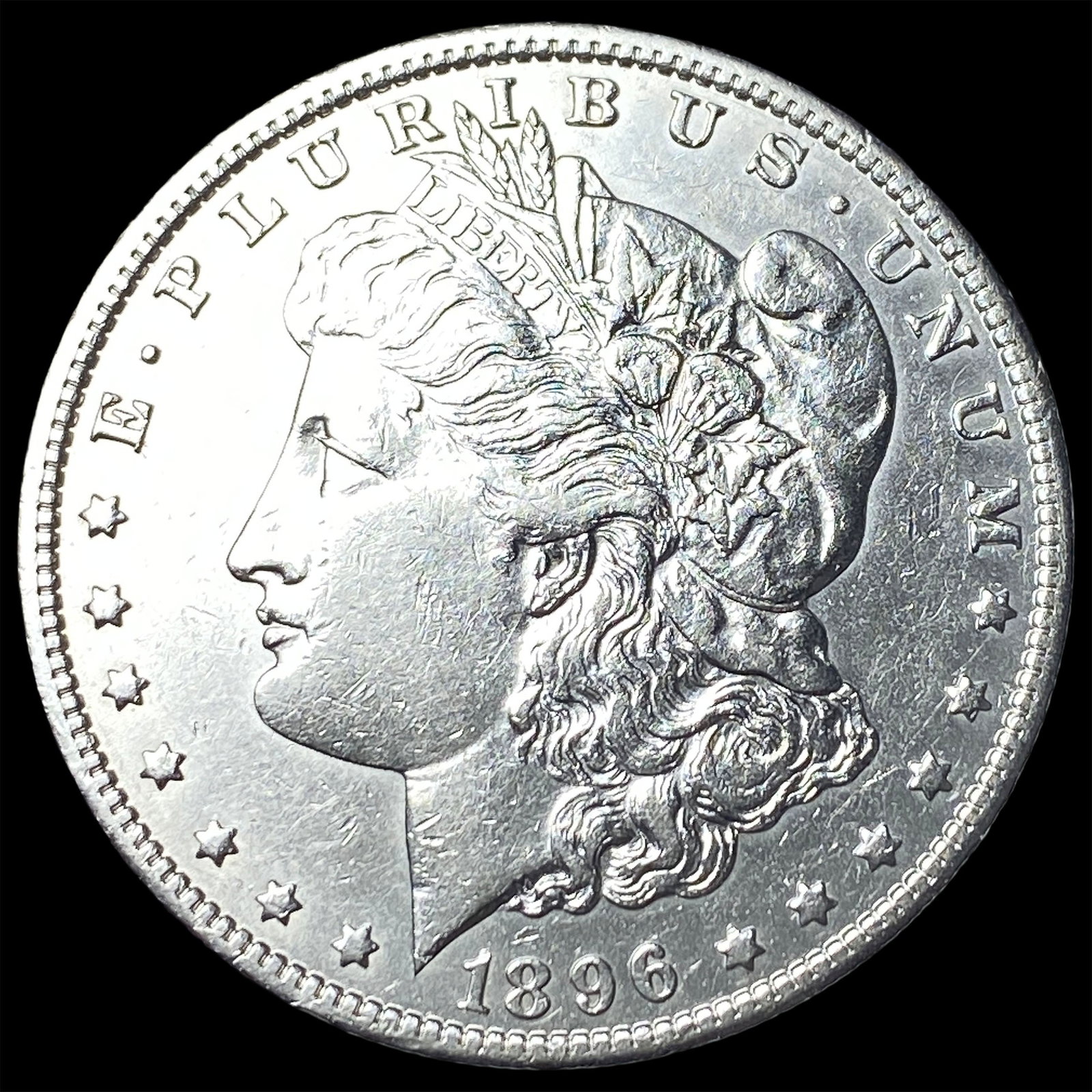 1896-O Silver Morgan Dollar NEARLY UNCIRCULATED: 1896-O Silver Morgan Dollar NEARLY UNCIRCULATED
