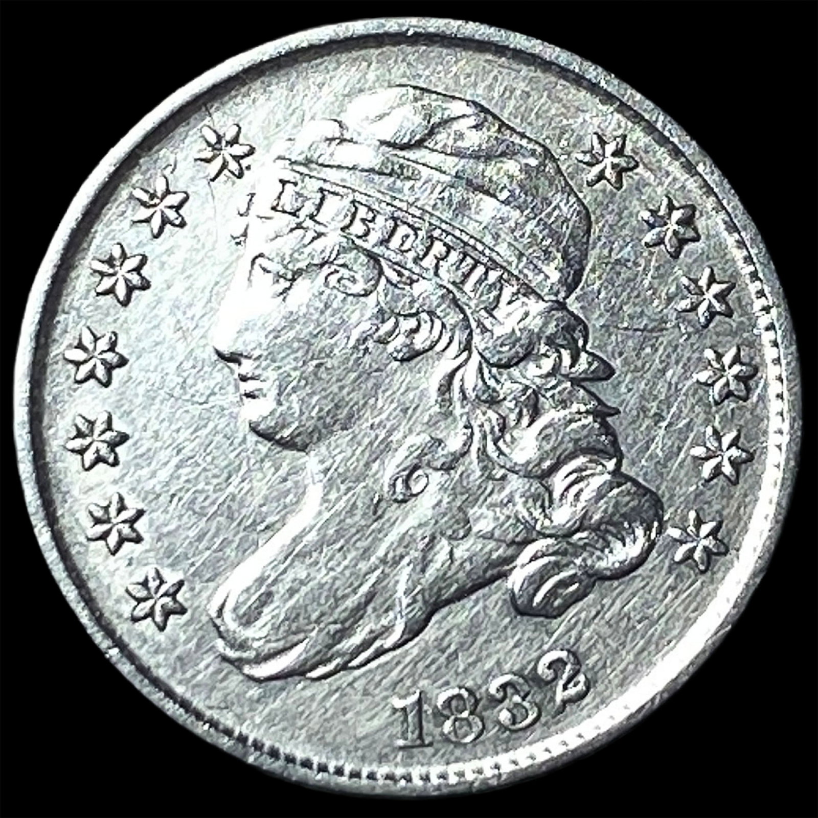 1832 Silver Capped Bust Dime CLOSELY UNCIRCULATED (1 of 2)