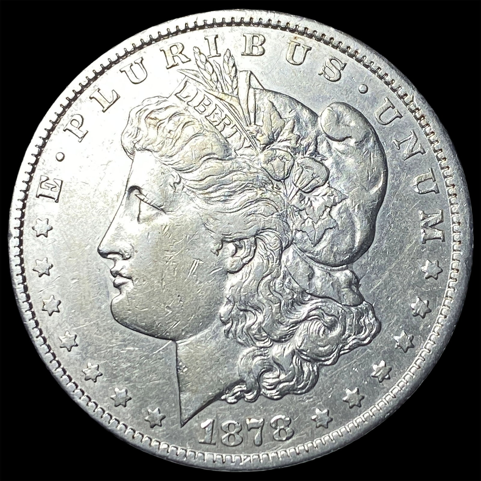 1878-CC Silver Morgan Dollar NEARLY UNCIRCULATED: 1878-CC Silver Morgan Dollar NEARLY UNCIRCULATED