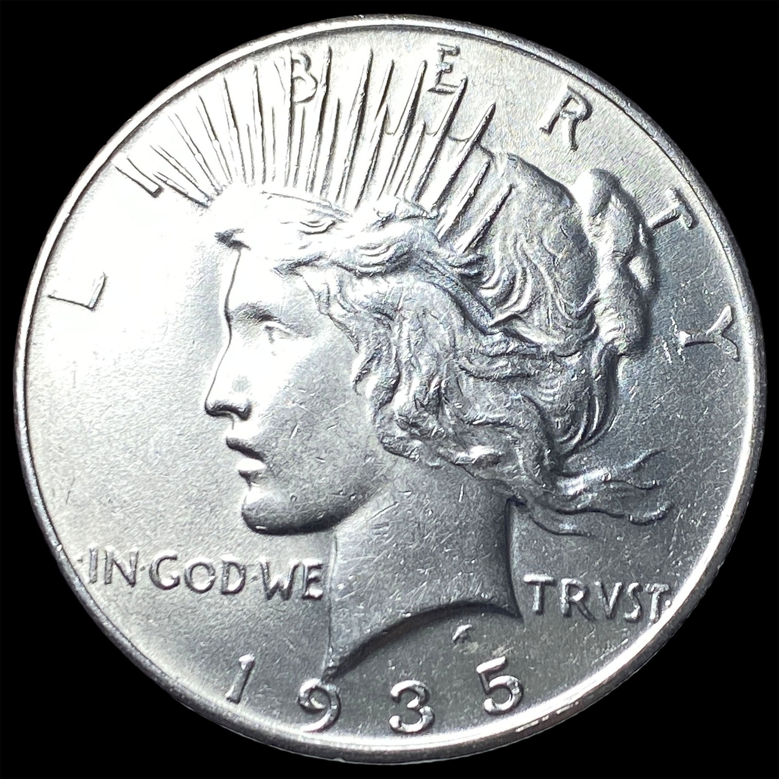 1935 Silver Peace Dollar CHOICE AU: 1935 Silver Peace Dollar CHOICE AU