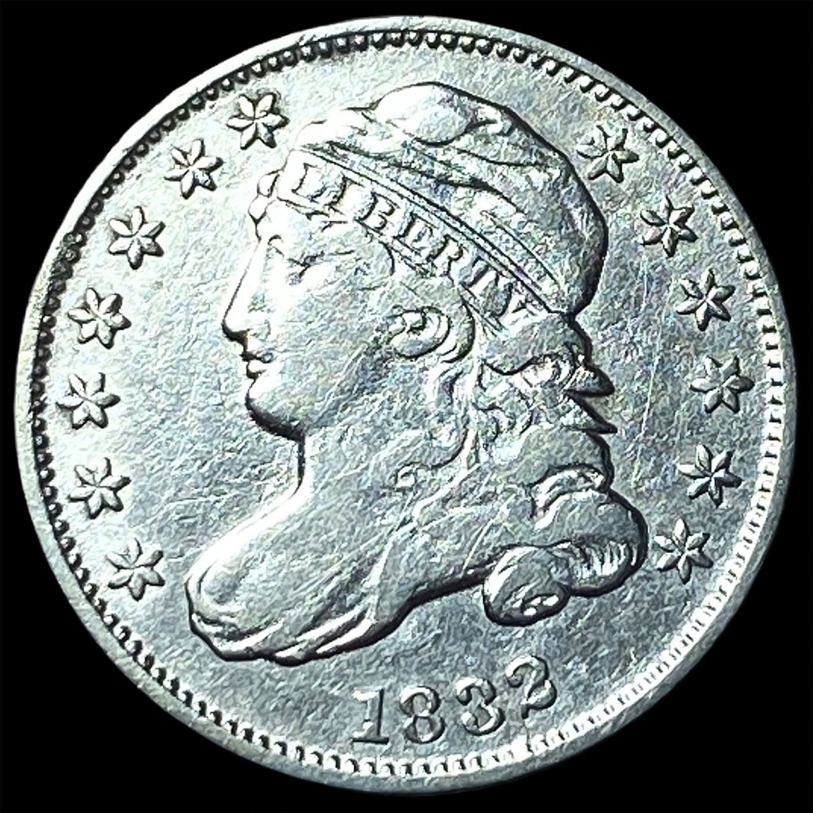 1832 Capped Bust Dime NEARLY UNCIRCULATED (1 of 2)