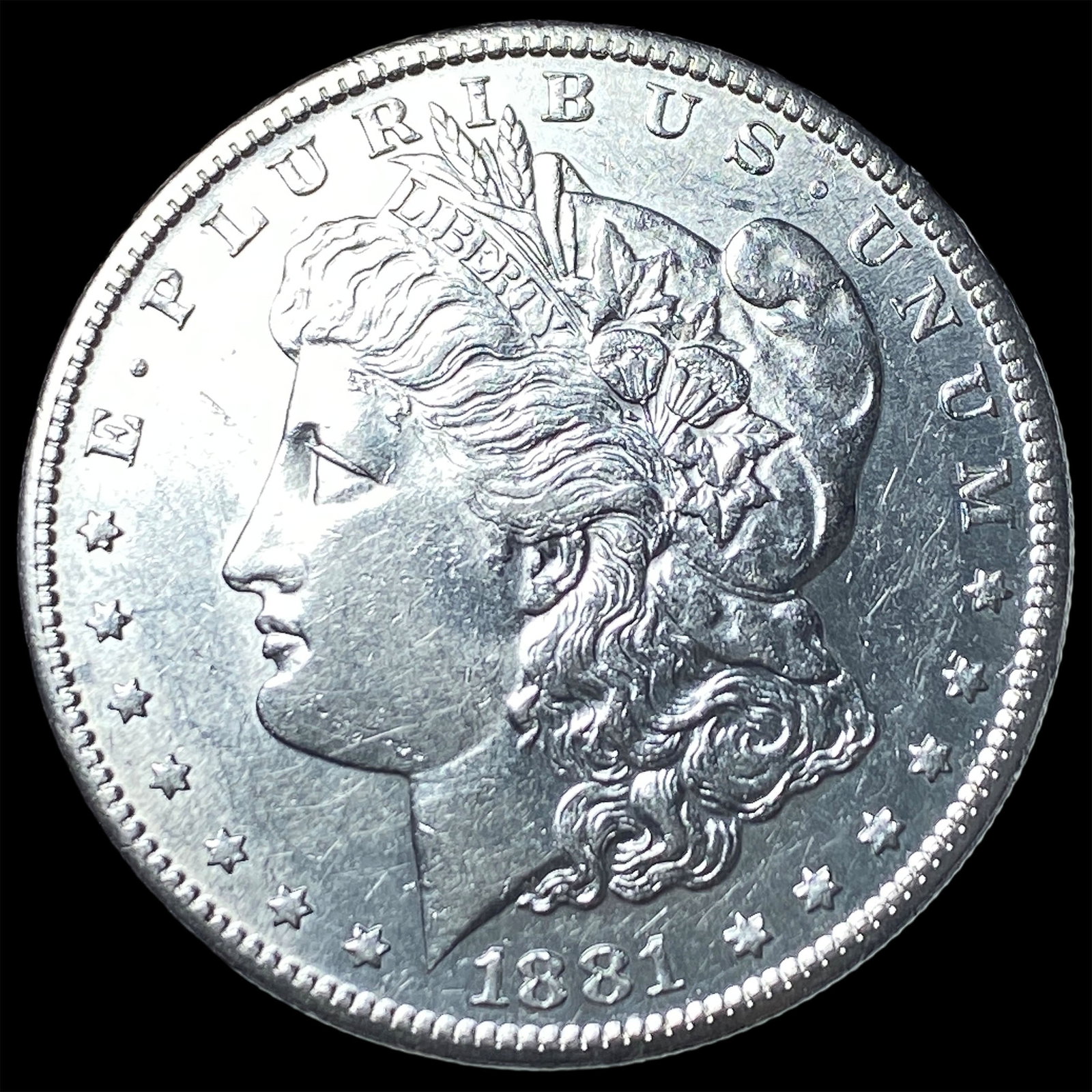 1881-S Silver Morgan Dollar UNCIRCULATED: 1881-S Silver Morgan Dollar UNCIRCULATED