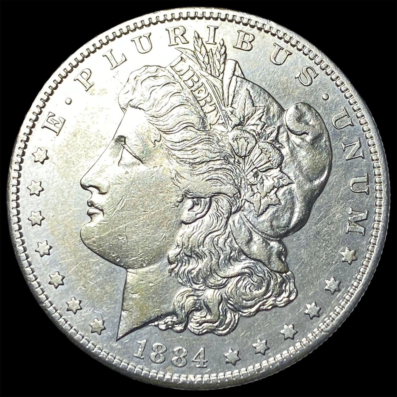 1884-S Silver Morgan Dollar CLOSELY UNCIRCULATED: 1884-S Silver Morgan Dollar CLOSELY UNCIRCULATED