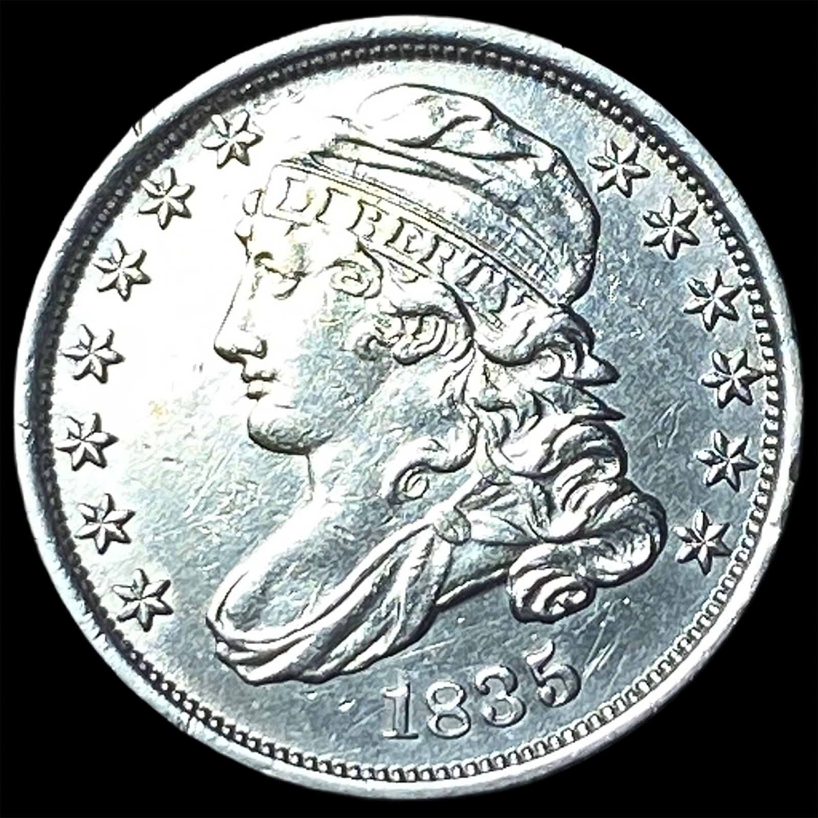 1835 Capped Bust Dime CLOSELY UNCIRCULATED (1 of 2)