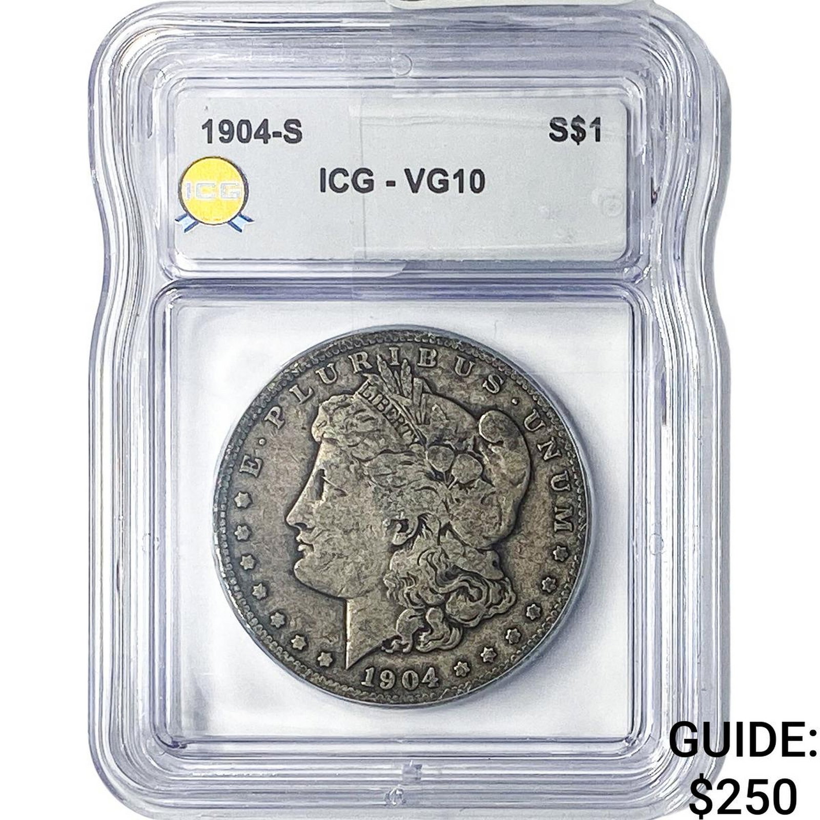 1904-S Morgan Silver Dollar ICG VG10 (1 of 2)