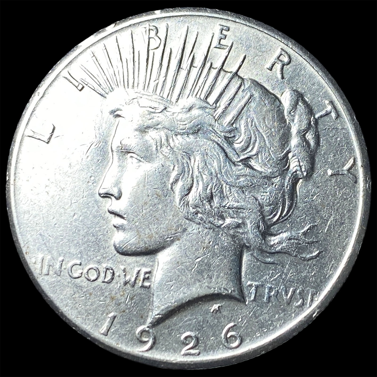 1926 Peace Silver Dollar CLOSELY UNCIRCULATED: 1926 Peace Silver Dollar CLOSELY UNCIRCULATED
