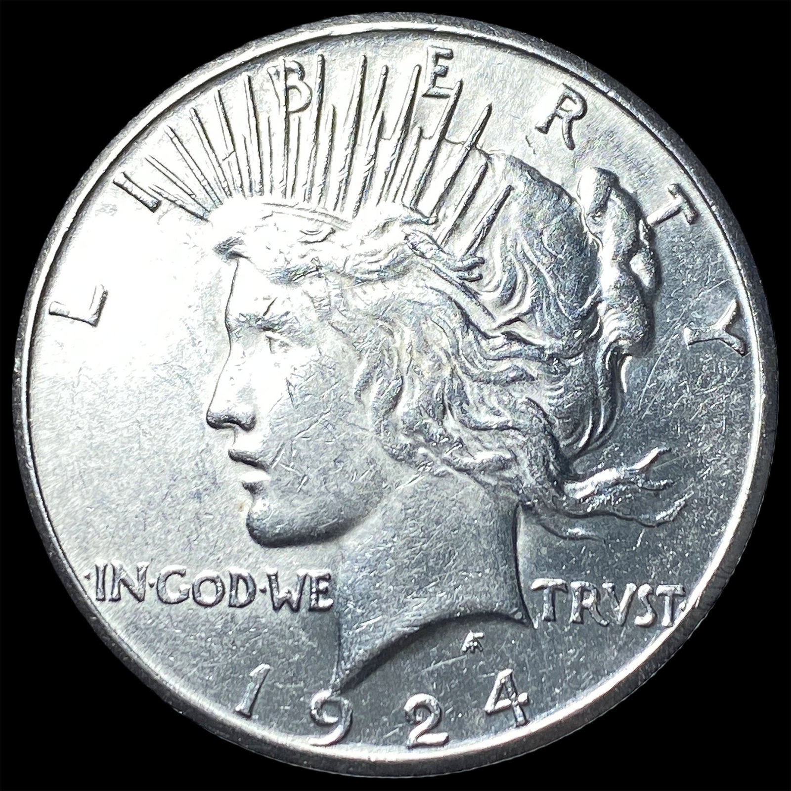 1924-S Silver Peace Dollar UNCIRCULATED: 1924-S Silver Peace Dollar UNCIRCULATED