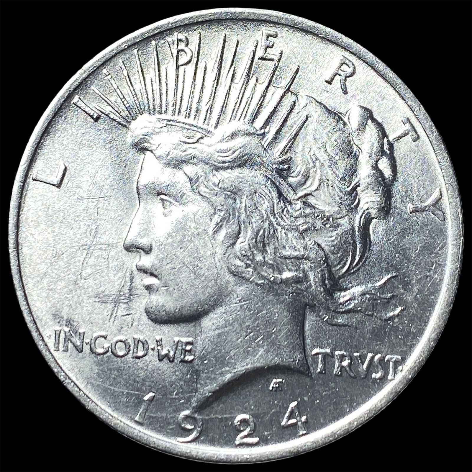 1924 Silver Peace Dollar UNCIRCULATED: 1924 Silver Peace Dollar UNCIRCULATED