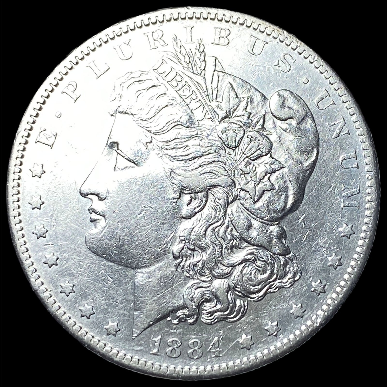 1884-S Silver Morgan Dollar CLOSELY UNCIRCULATED (1 of 2)