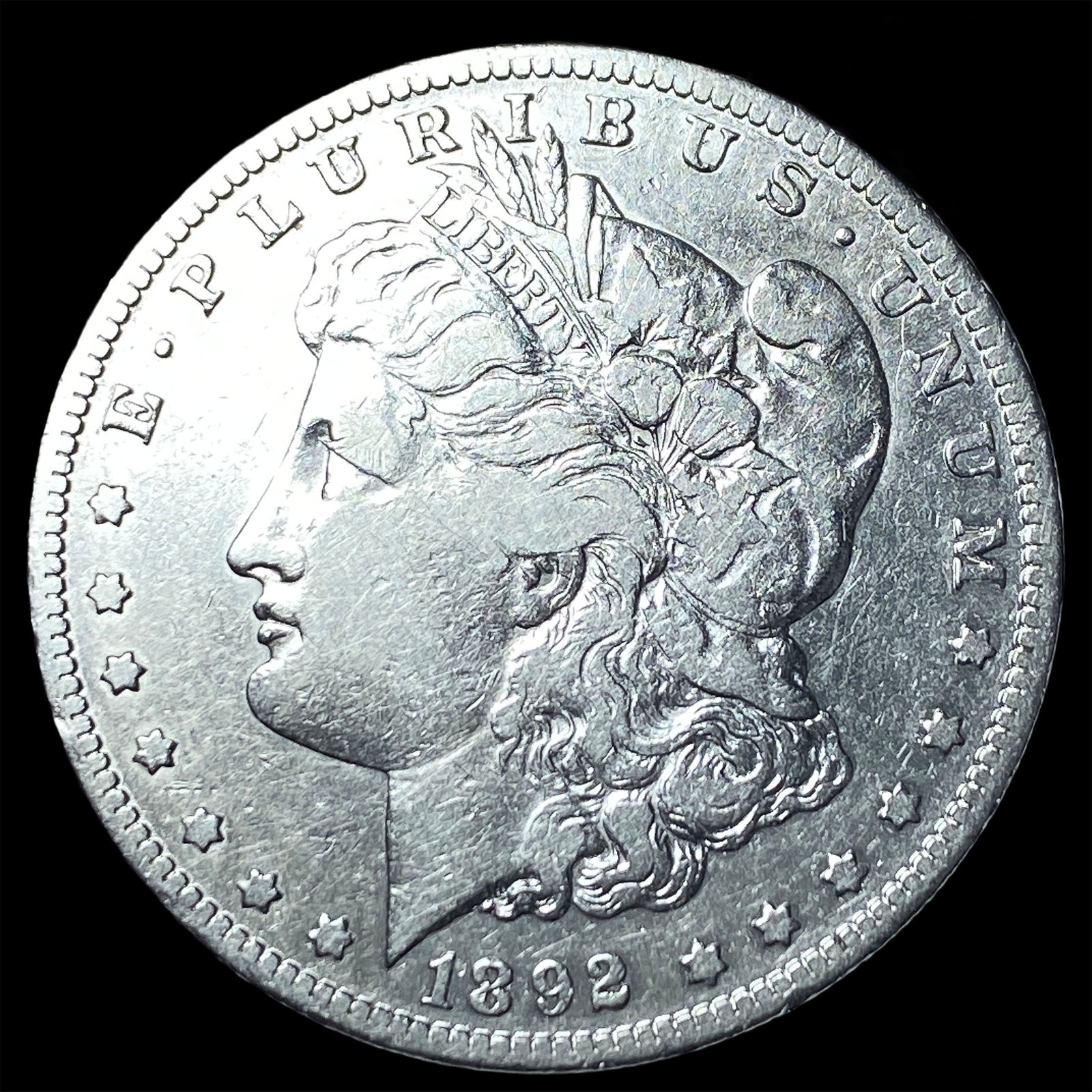1892-S Silver Morgan Dollar LIGHTLY CIRCULATED: 1892-S Silver Morgan Dollar LIGHTLY CIRCULATED