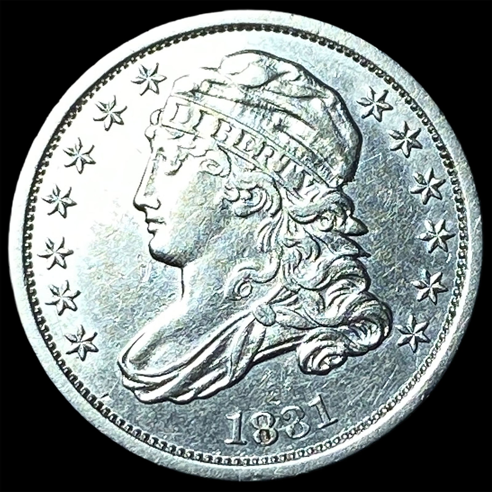 1831 Capped Bust Dime CLOSELY UNCIRCULATED: 1831 Capped Bust Dime CLOSELY UNCIRCULATED