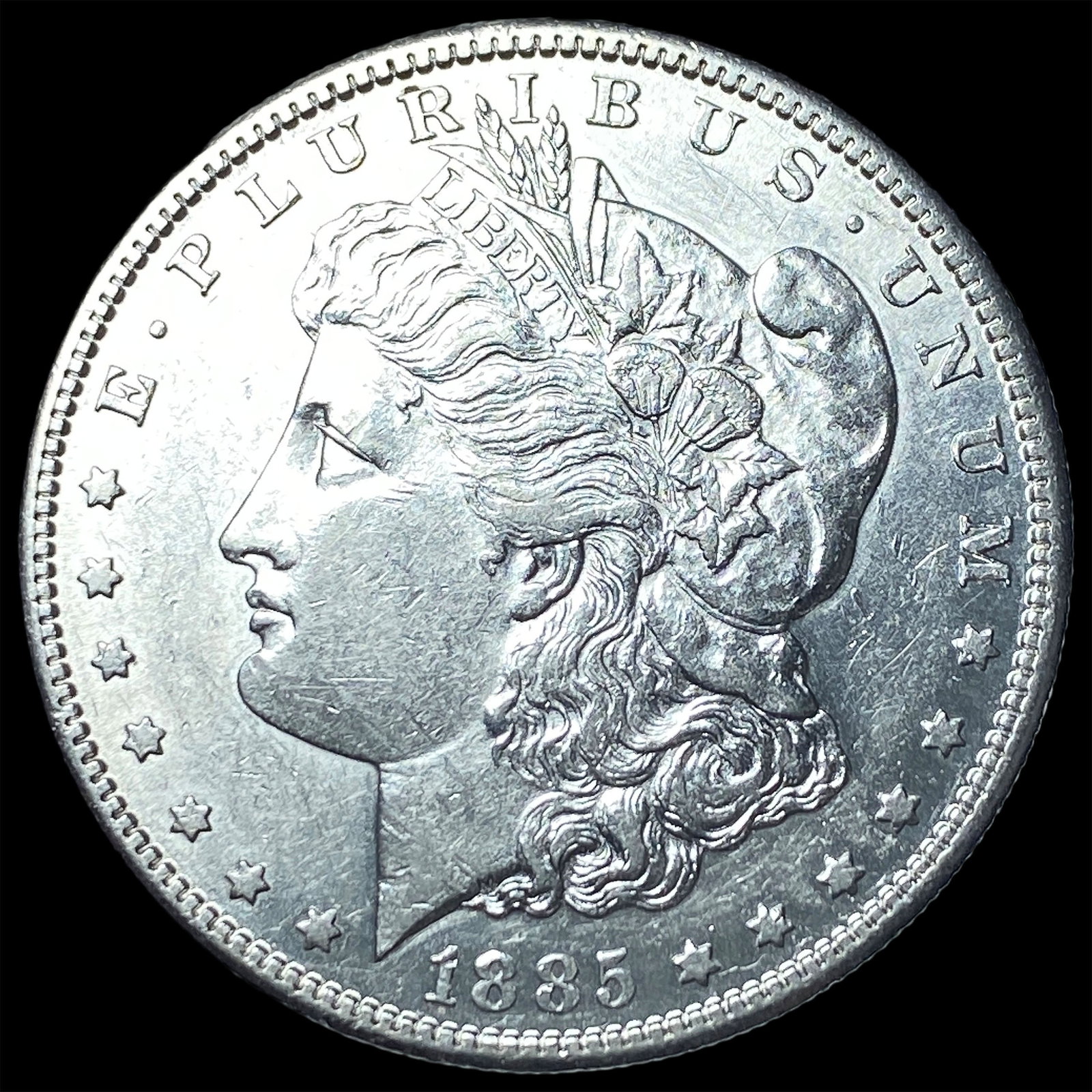 1885-S Silver Morgan Dollar CHOICE AU (1 of 2)